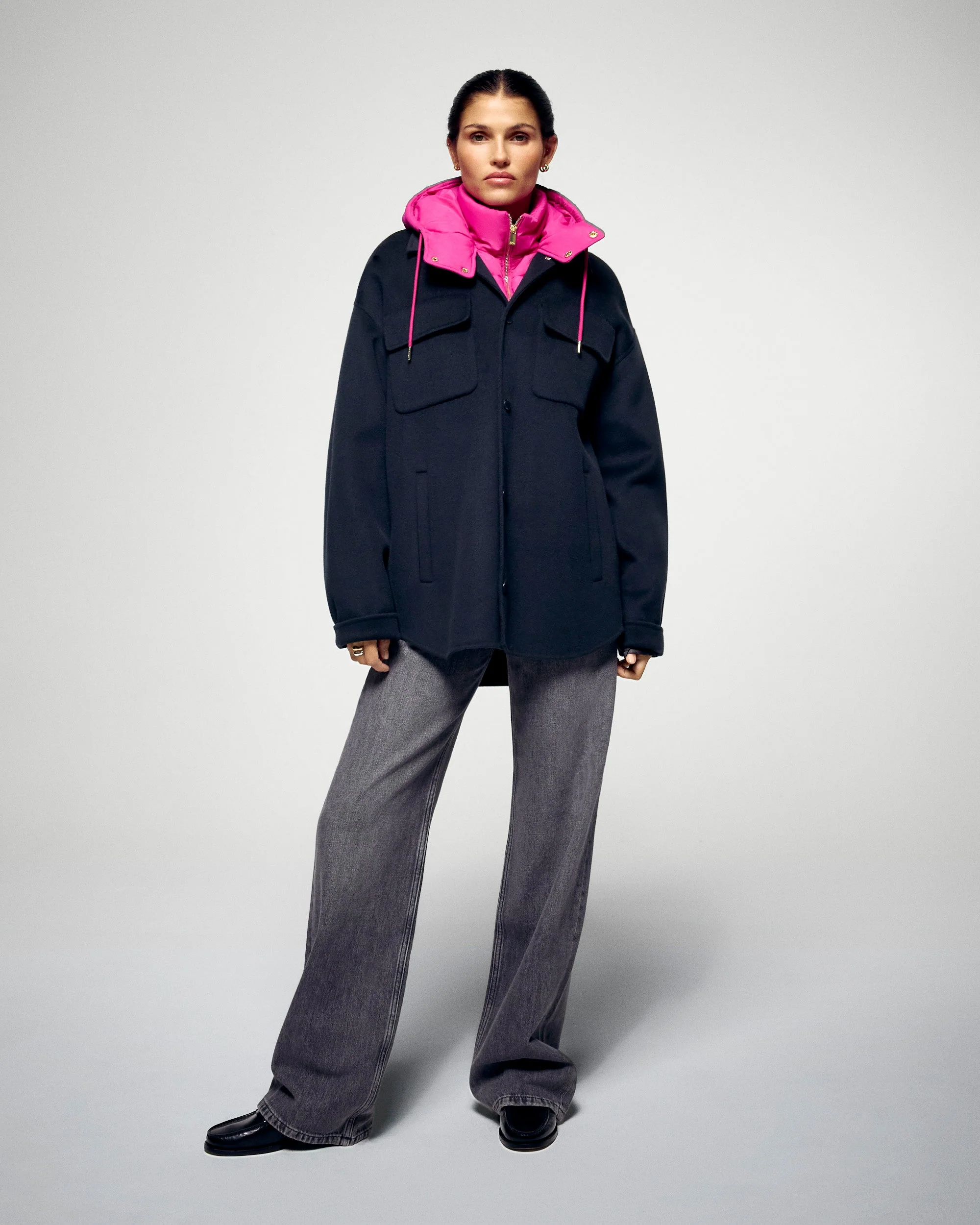 Hooded Collar (H25 / ACCESSOIRES / Cosmic Pink) - Image 2