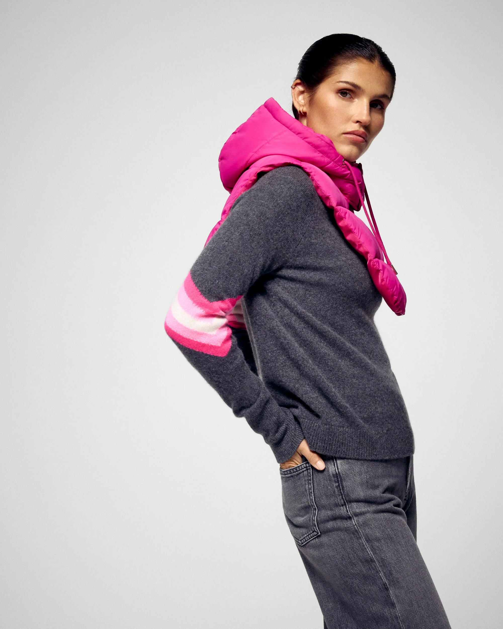Hooded Collar (H25 / ACCESSOIRES / Cosmic Pink) - Image 4