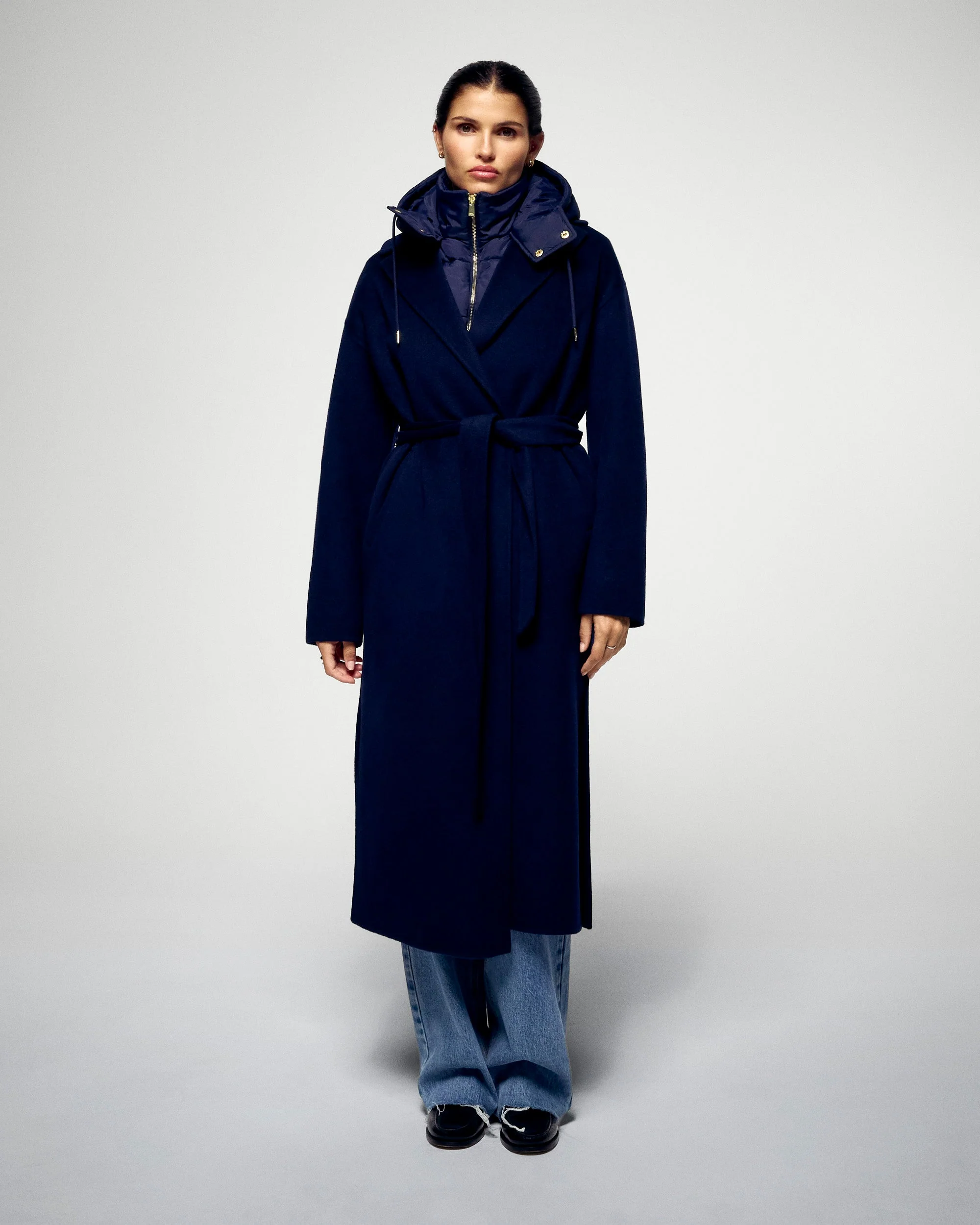 Hooded Collar (H25 / ACCESSOIRES / Navy) - Image 3