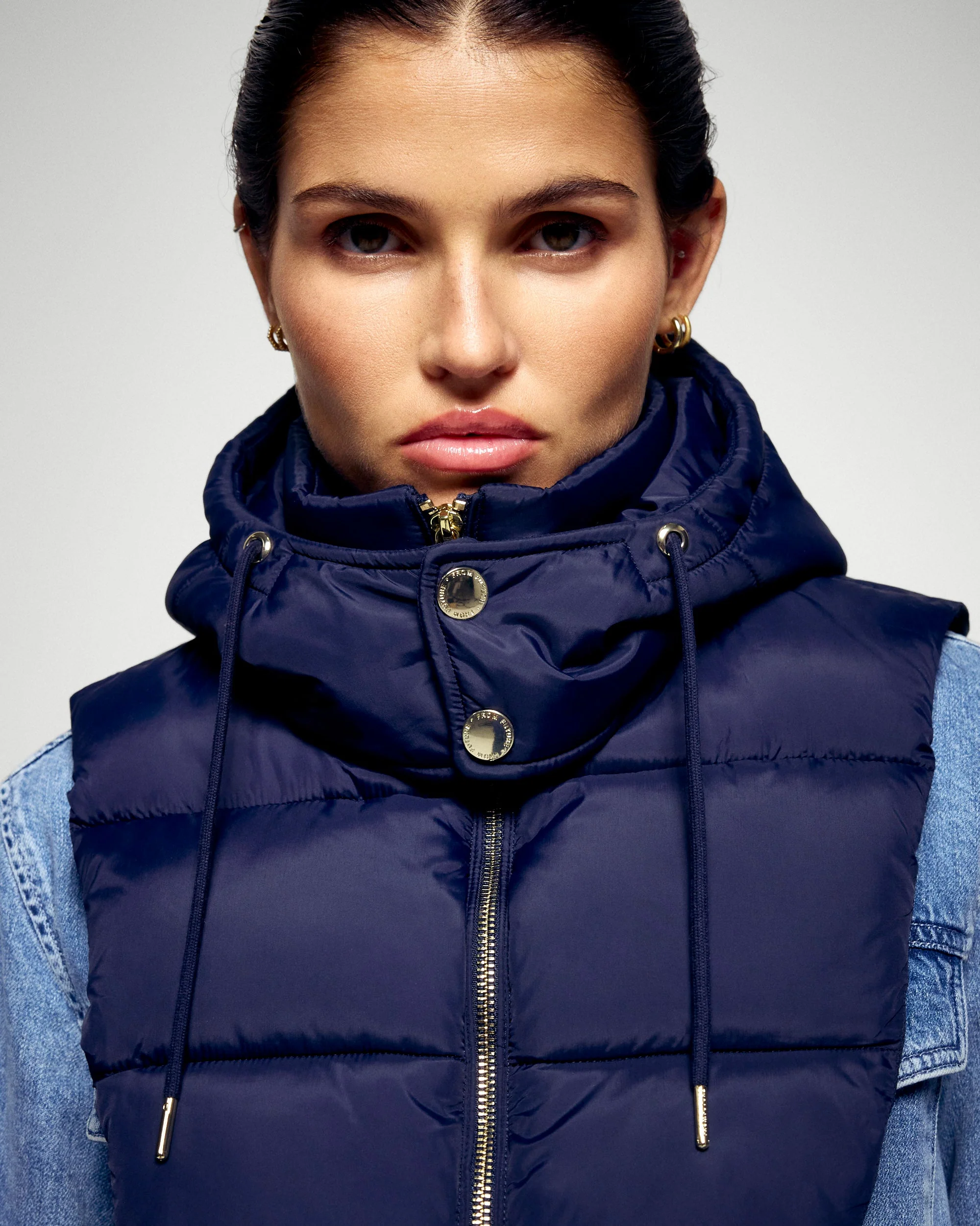 Hooded Collar (H25 / ACCESSOIRES / Navy) - Image 4