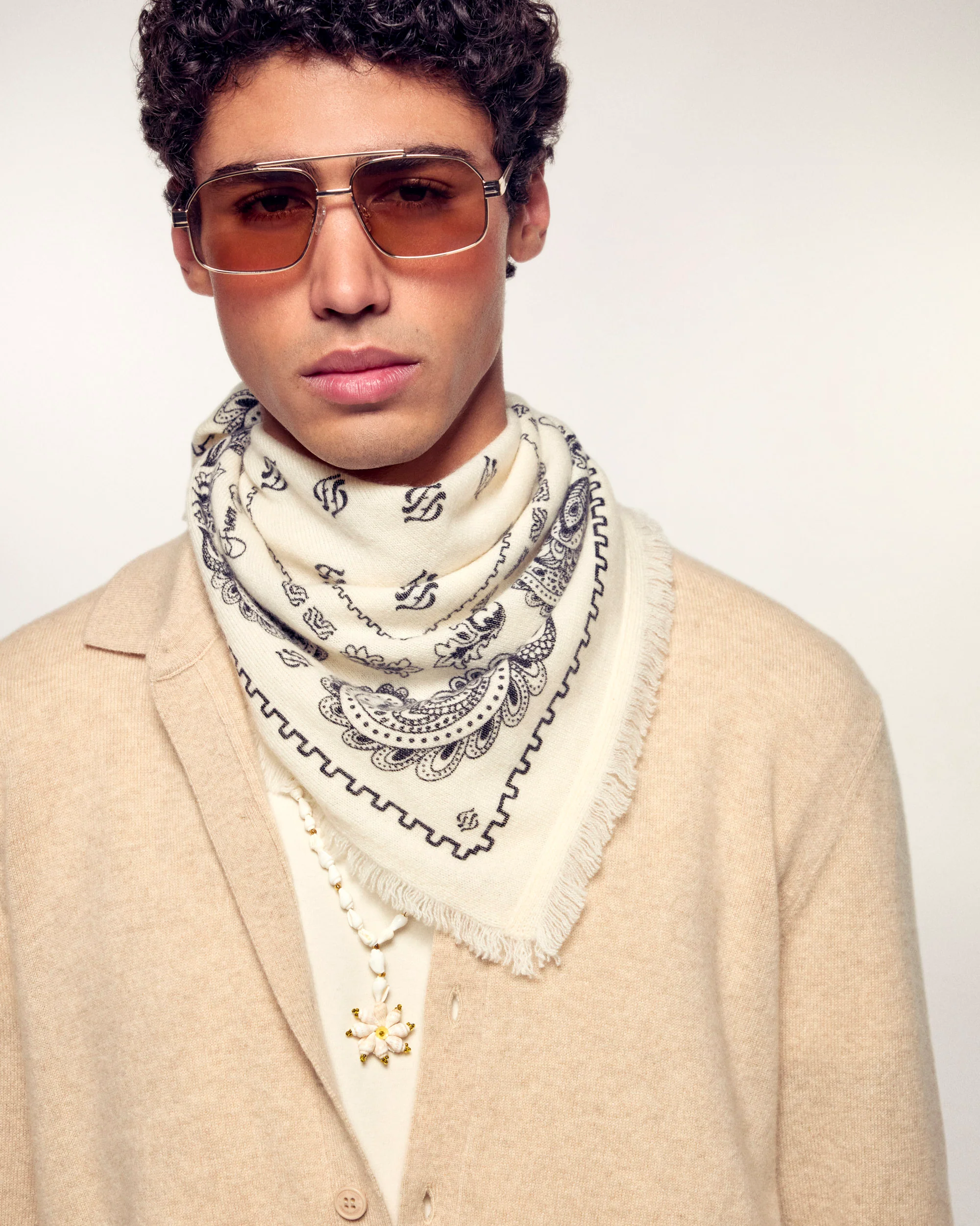 Bandana Scarf (S26 / ACCESSOIRES / Ecru)