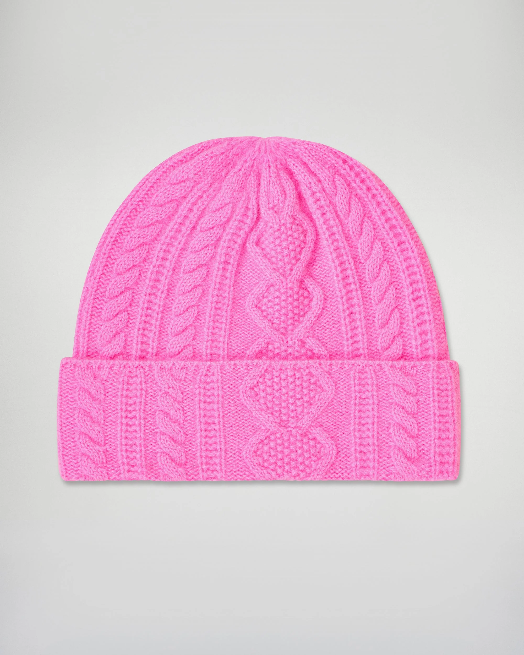 Twisted Cuffed Beanie (H25 / ACCESSOIRES / Fantasy Pink) - Image 3