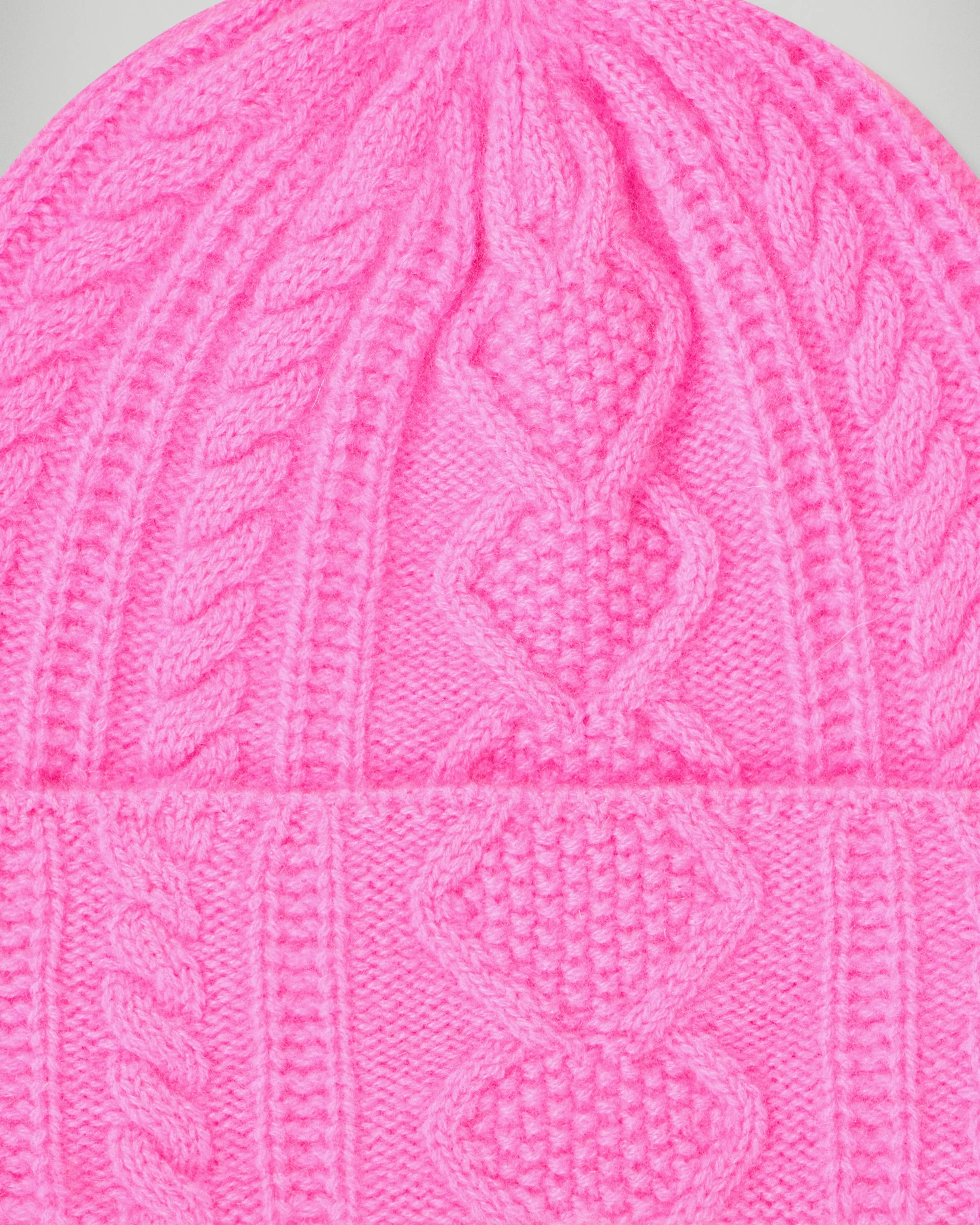 Twisted Cuffed Beanie (H25 / ACCESSOIRES / Fantasy Pink) - Image 4