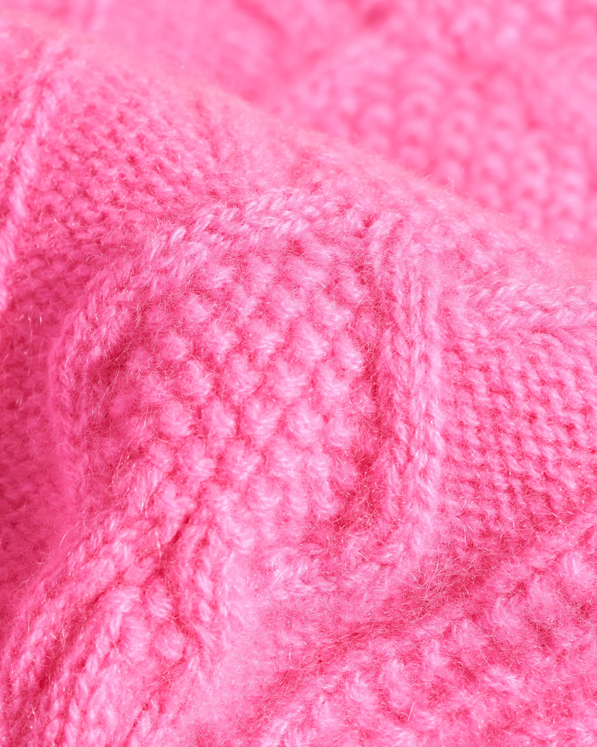 Twisted Cuffed Beanie (H25 / ACCESSOIRES / Fantasy Pink) - Image 5