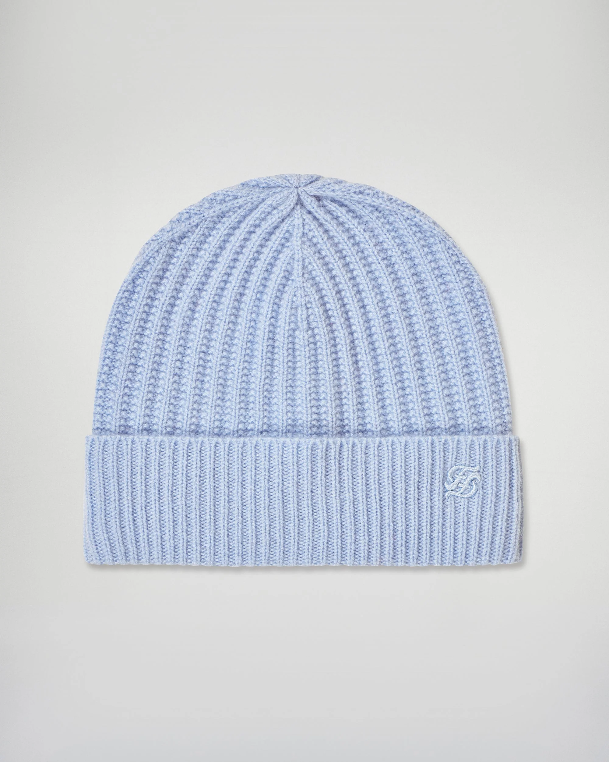 Ribbed Cuff Beanie (H25 / ACCESSOIRES / Smooth Blue)