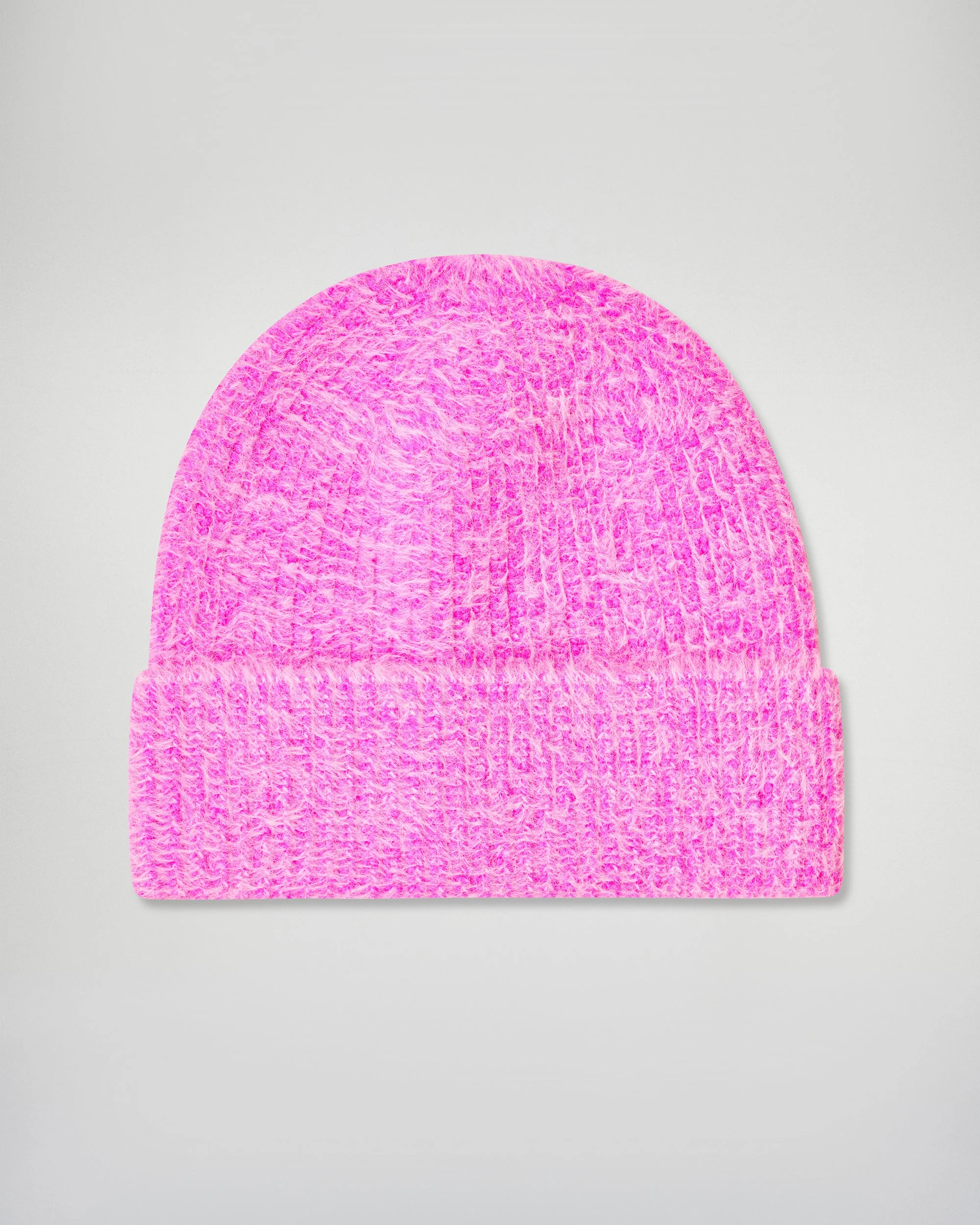 Fluffy Rib Knit Cuff Beanie (H25 / ACCESSOIRES / Snowy Pink) - Image 2