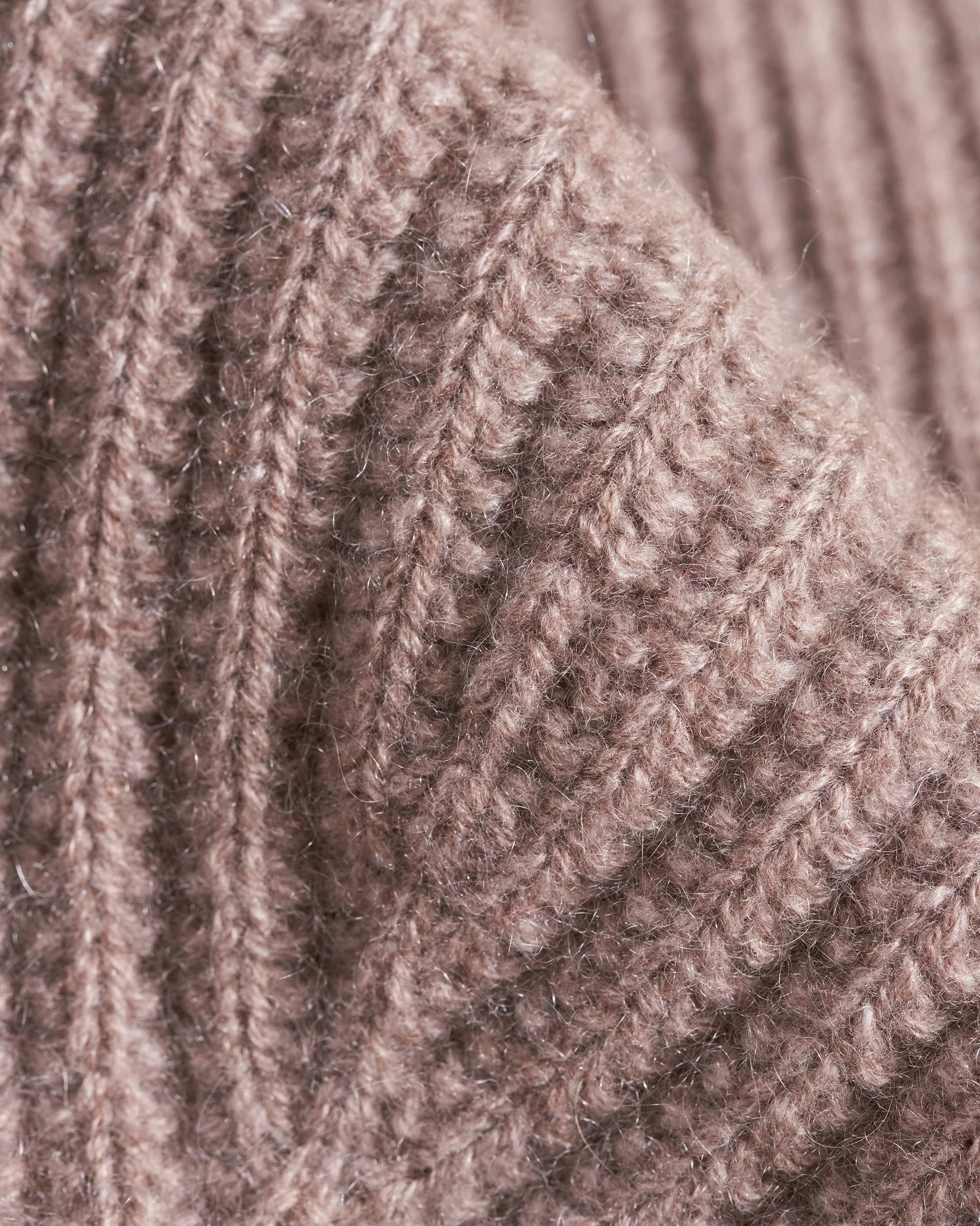 Ribbed Cuff Beanie (H25 / ACCESSOIRES / Taupe) - Image 4