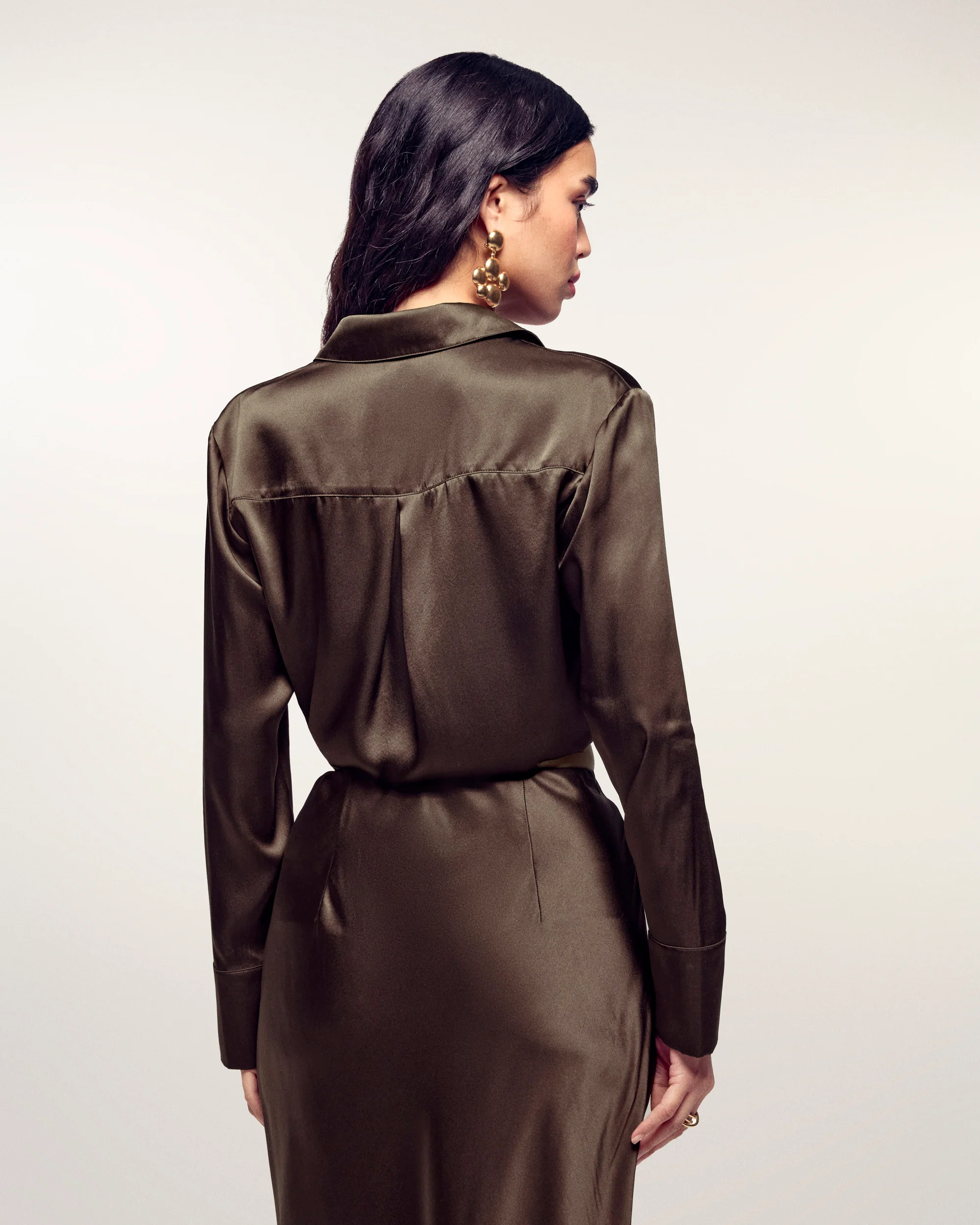 Long Sleeve Shirt (S26/ FEMME/ Chocolat) - Image 4