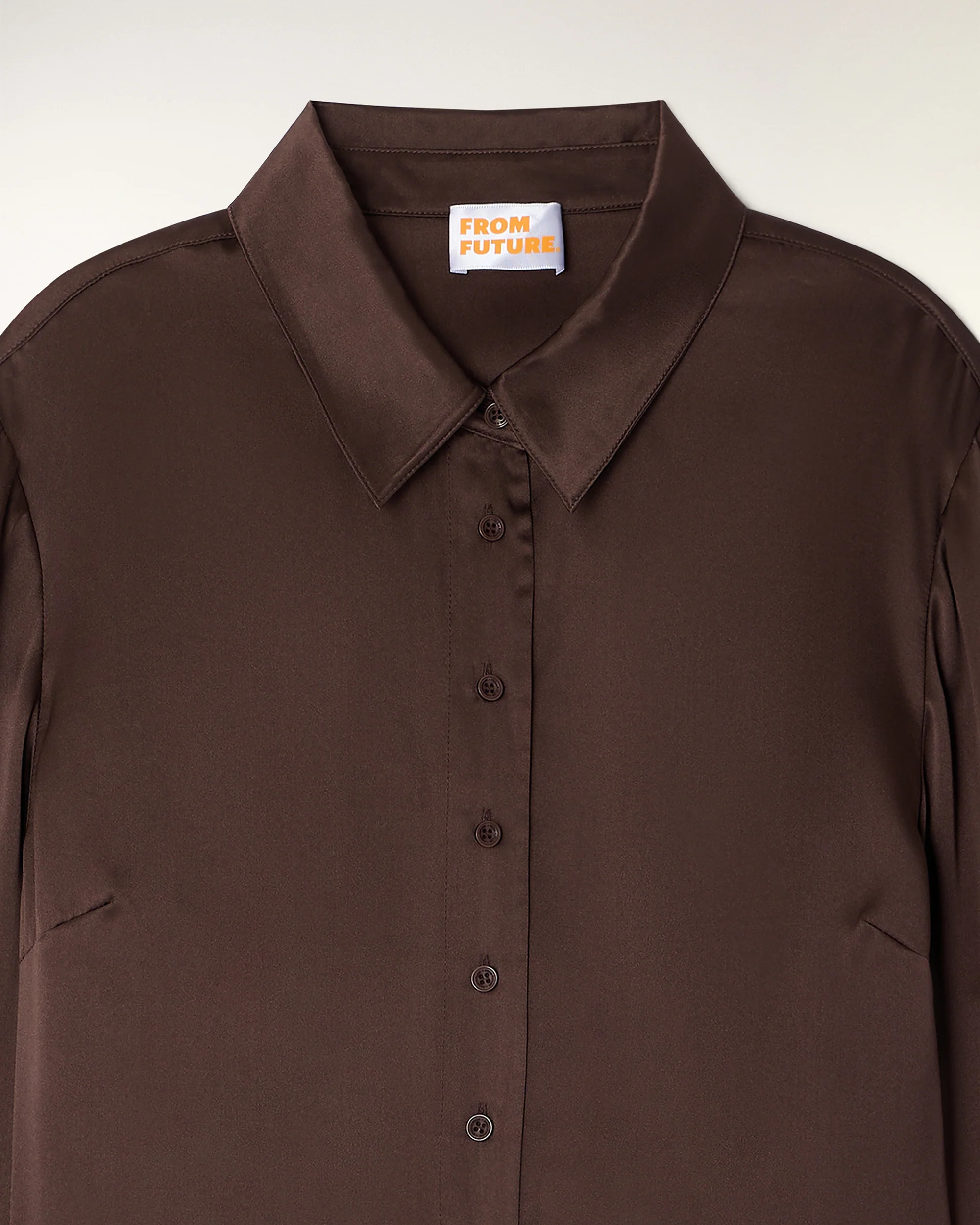 Long Sleeve Shirt (S26/ FEMME/ Chocolat) - Image 6