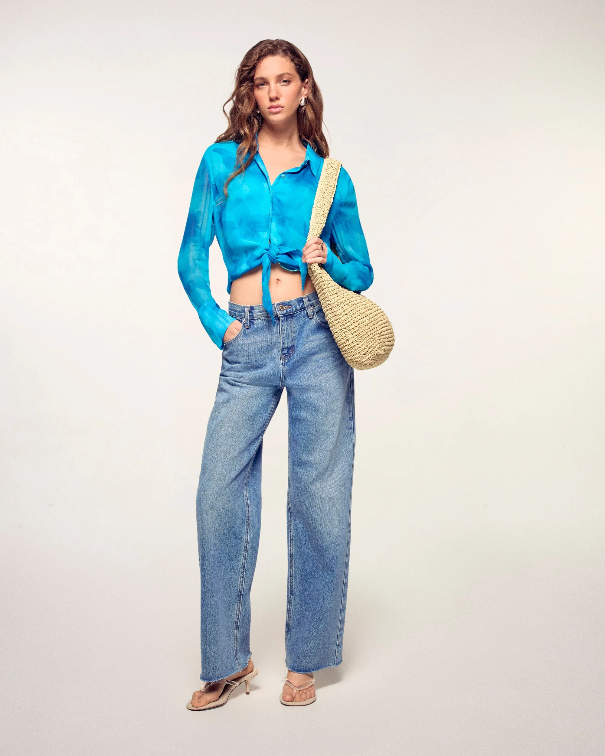 Long Sleeve Shirt (S26 / FEMME / Tropical Bloom Lily) - Image 3