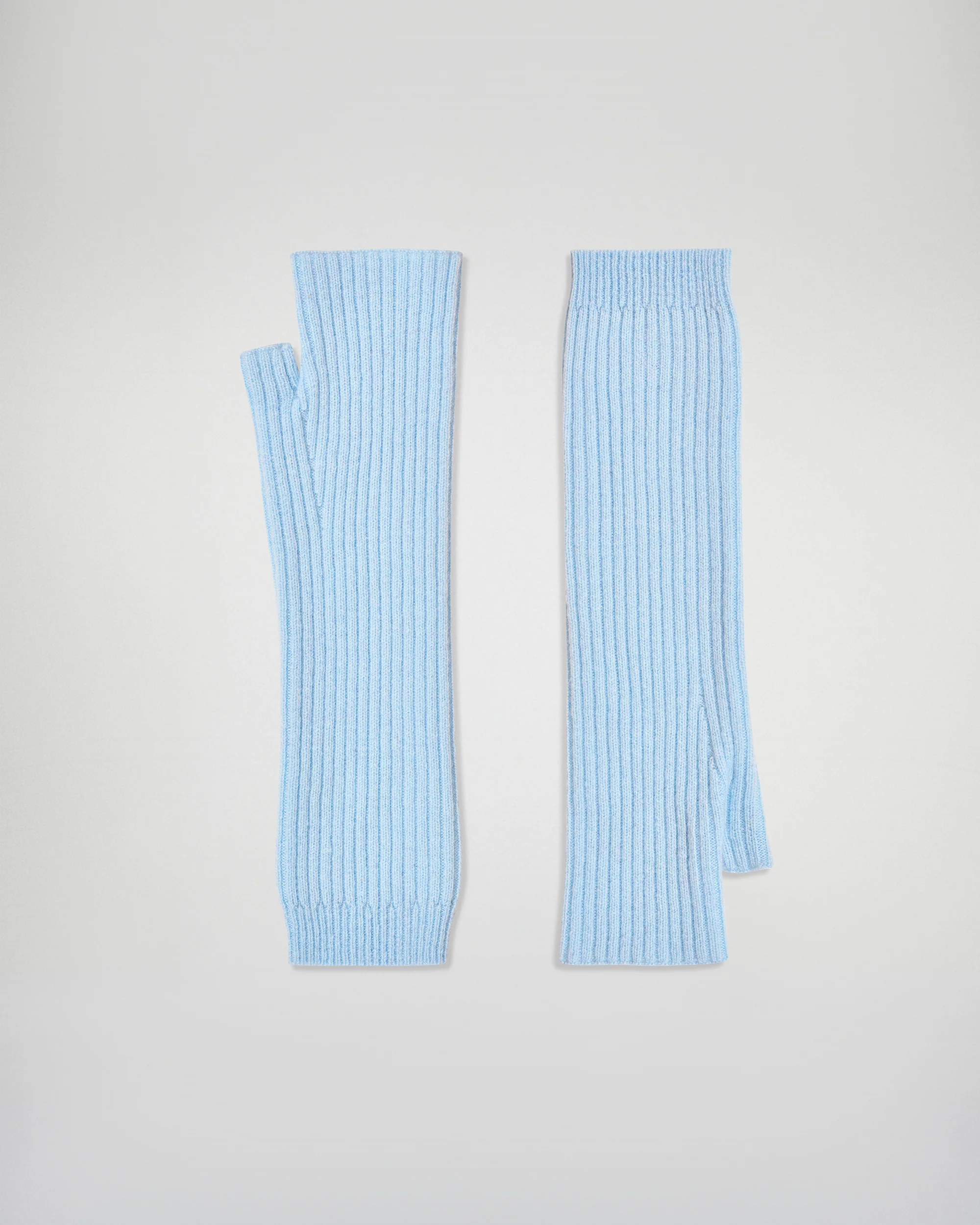 Long Mittens (H25 / ACCESSOIRES / Smooth Blue) - Image 5