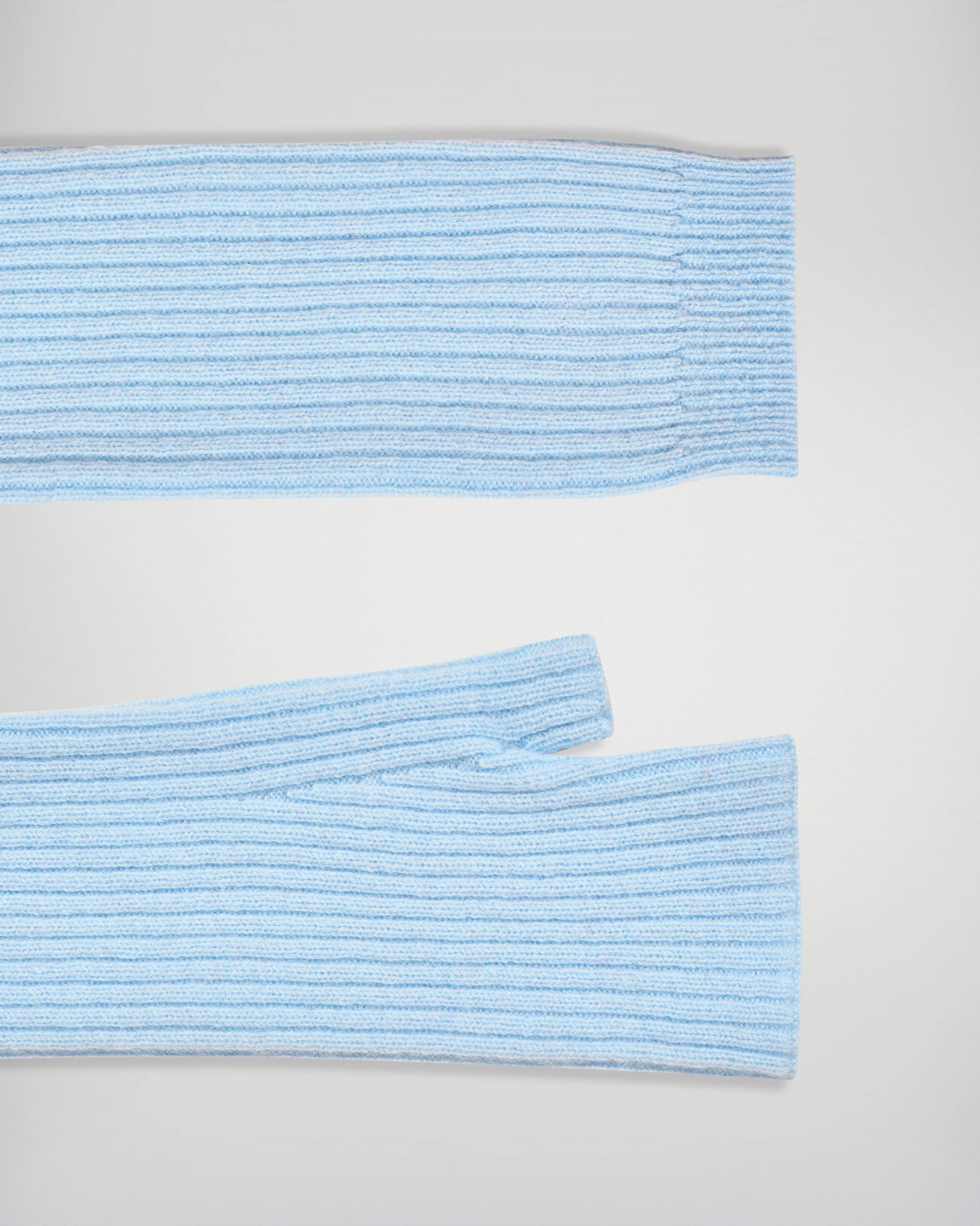 Long Mittens (H25 / ACCESSOIRES / Smooth Blue) - Image 6
