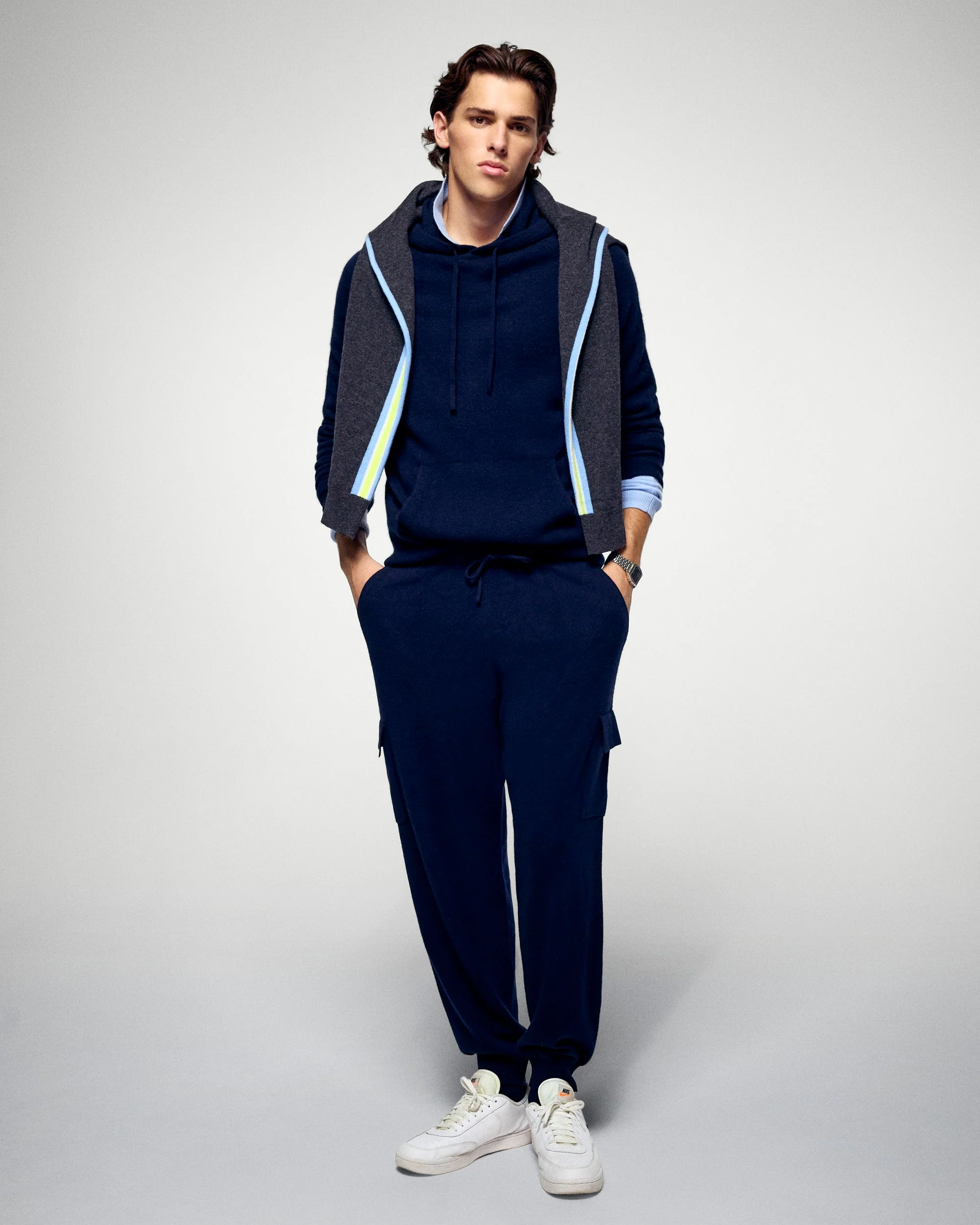 Straight Joggers (H25 / HOMME / Navy)
