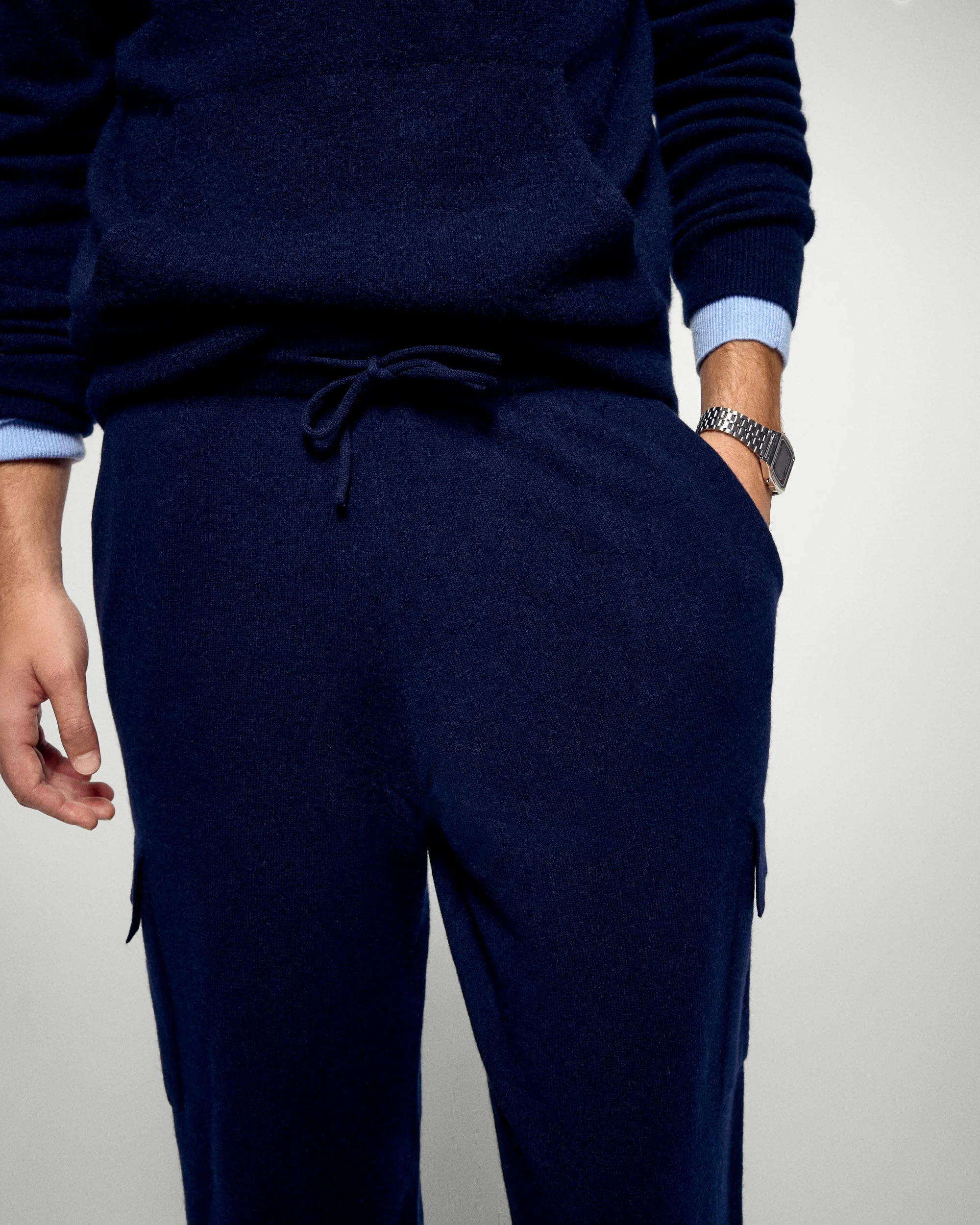 Straight Joggers (H25 / HOMME / Navy) - Image 3