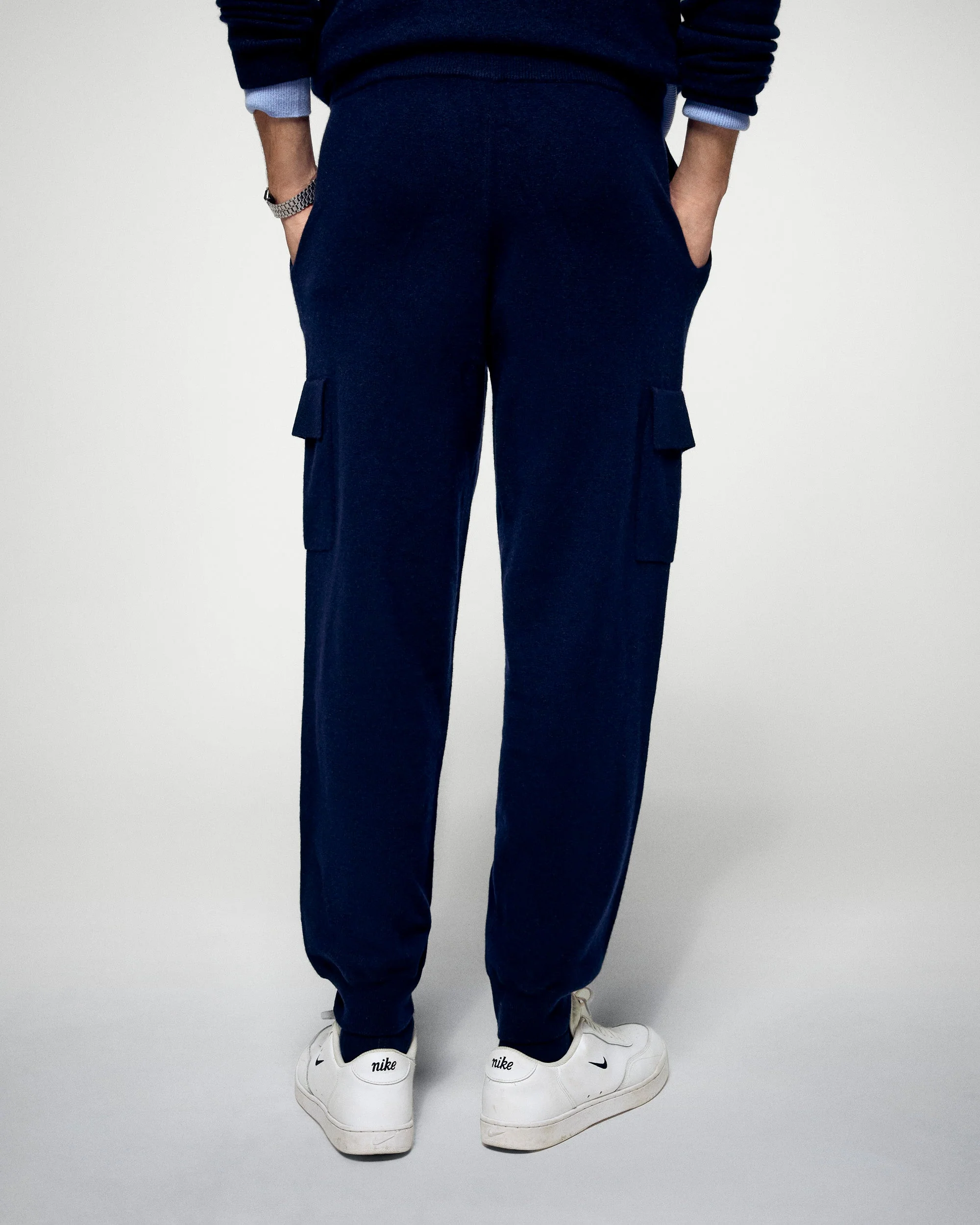 Straight Joggers (H25 / HOMME / Navy) - Image 4
