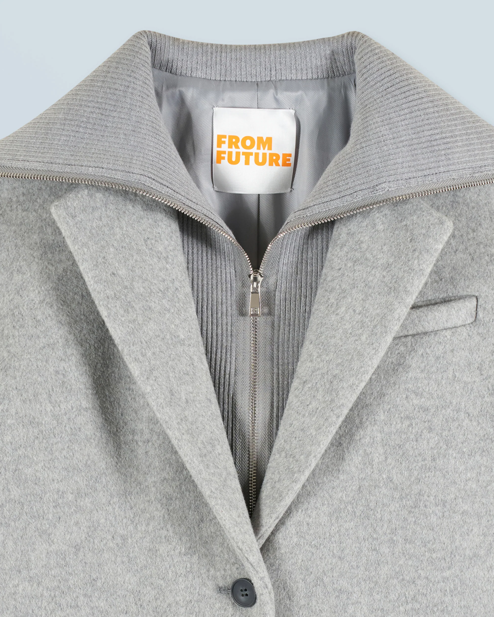 Outerwear Coat (H24 / FEMME / Light Heather Gray) - Image 6