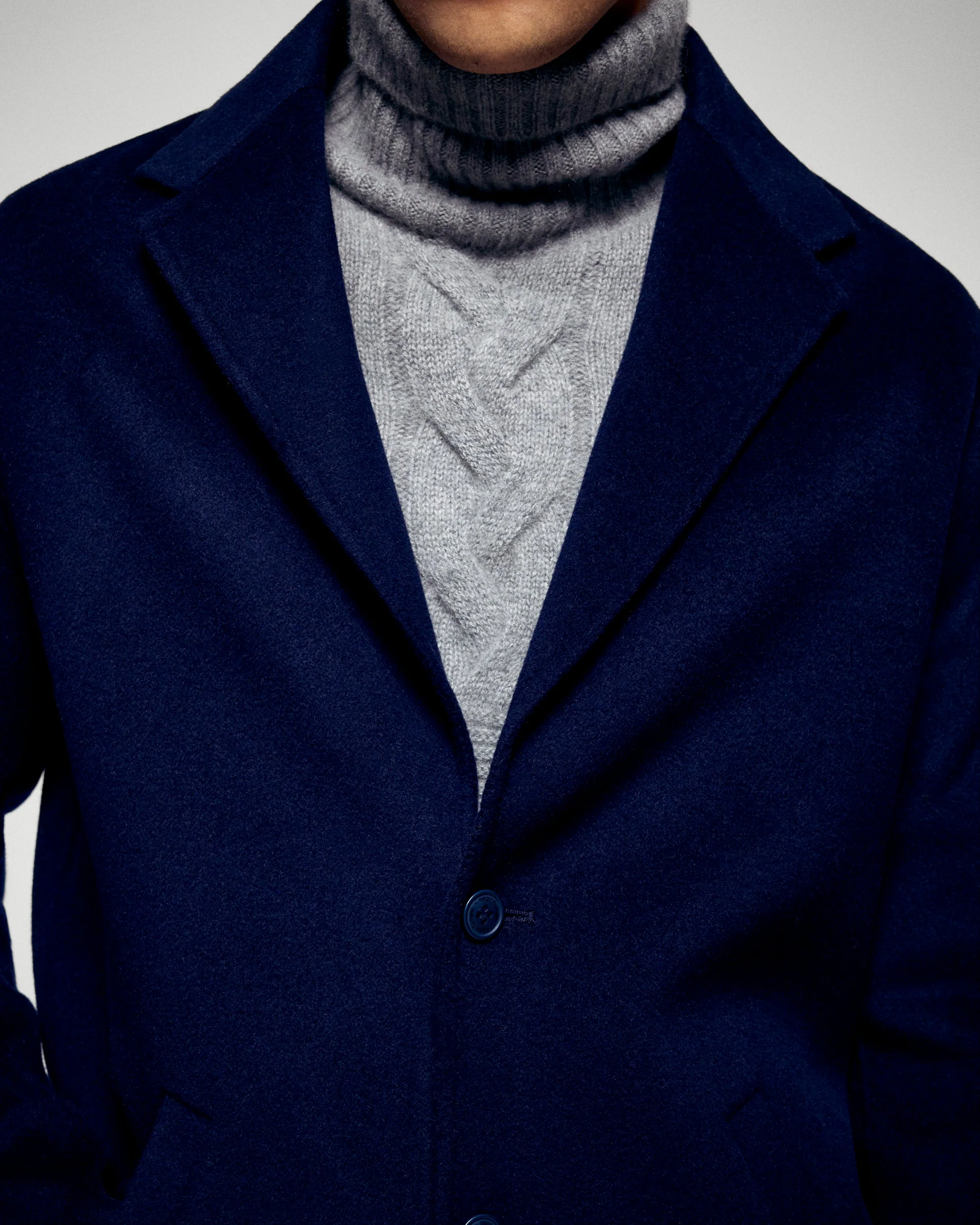 Outerwear Coat (H25 / HOMME / Navy) - Image 4