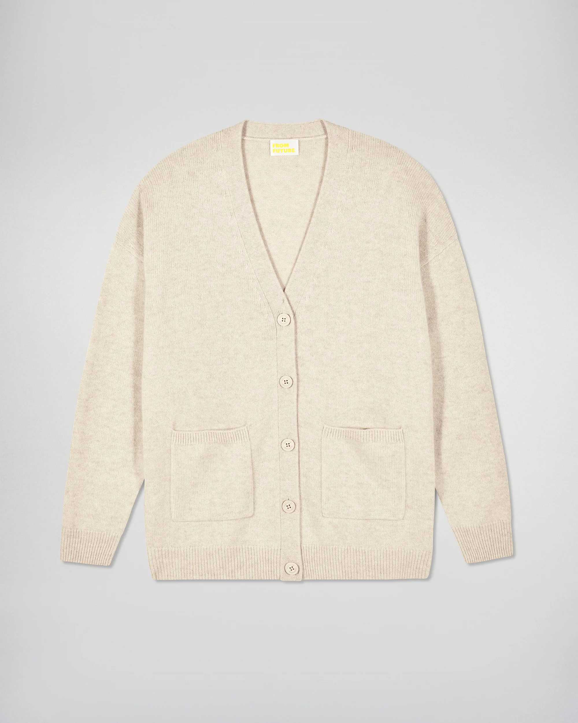 Cardigan sweater (H25 / FEMME / Heather Gray) - Image 5
