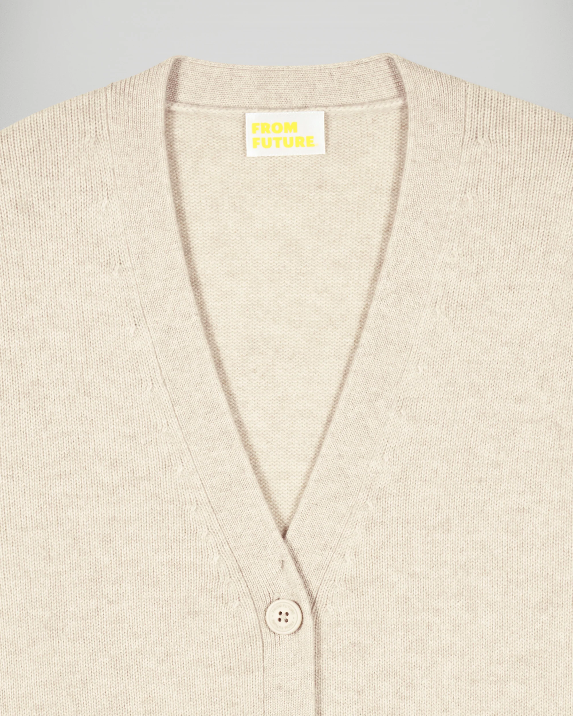 Cardigan sweater (H25 / FEMME / Heather Gray) - Image 6