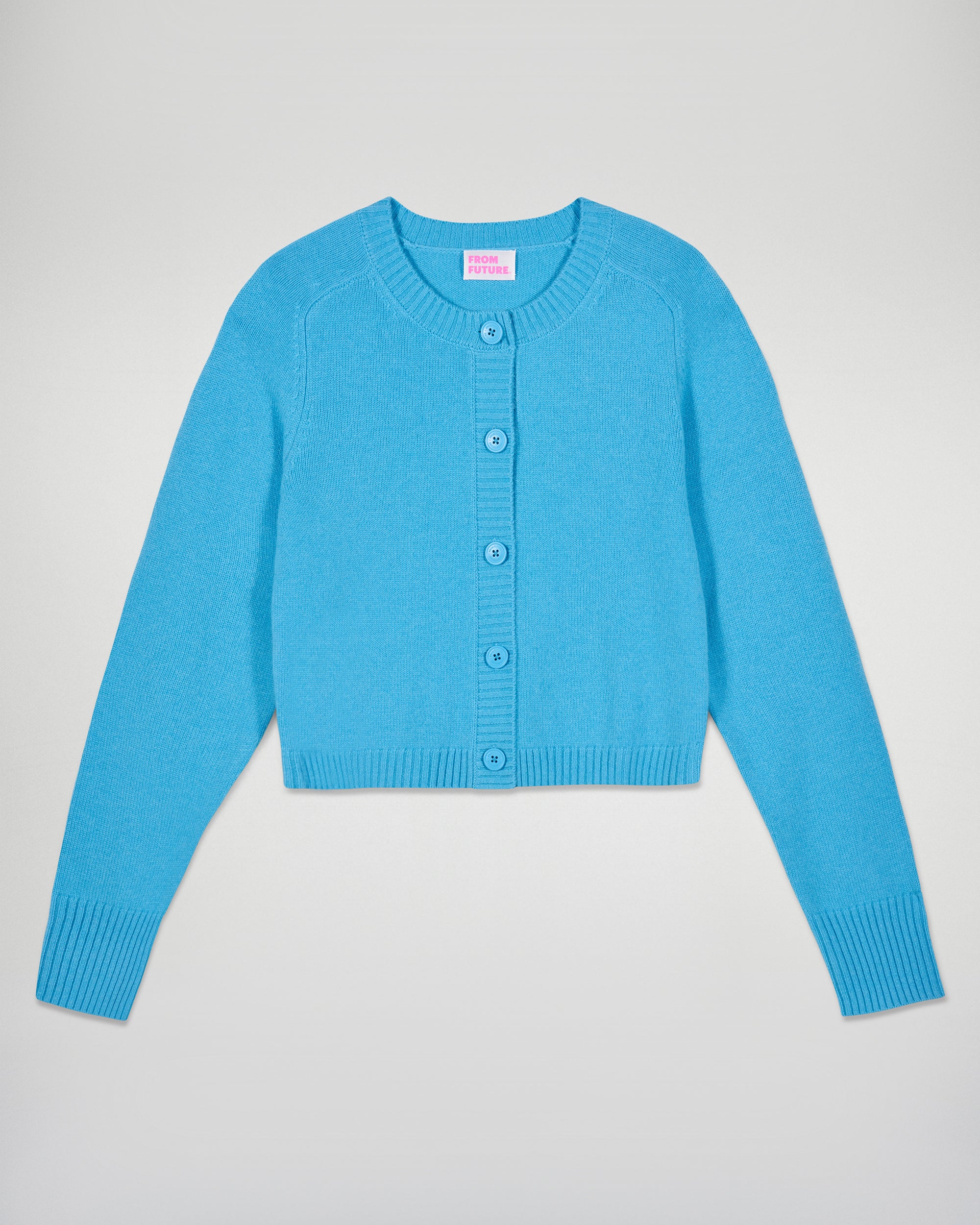 Cardigan Sweater (H25 / WOMEN / Candy Blue) - Image 5