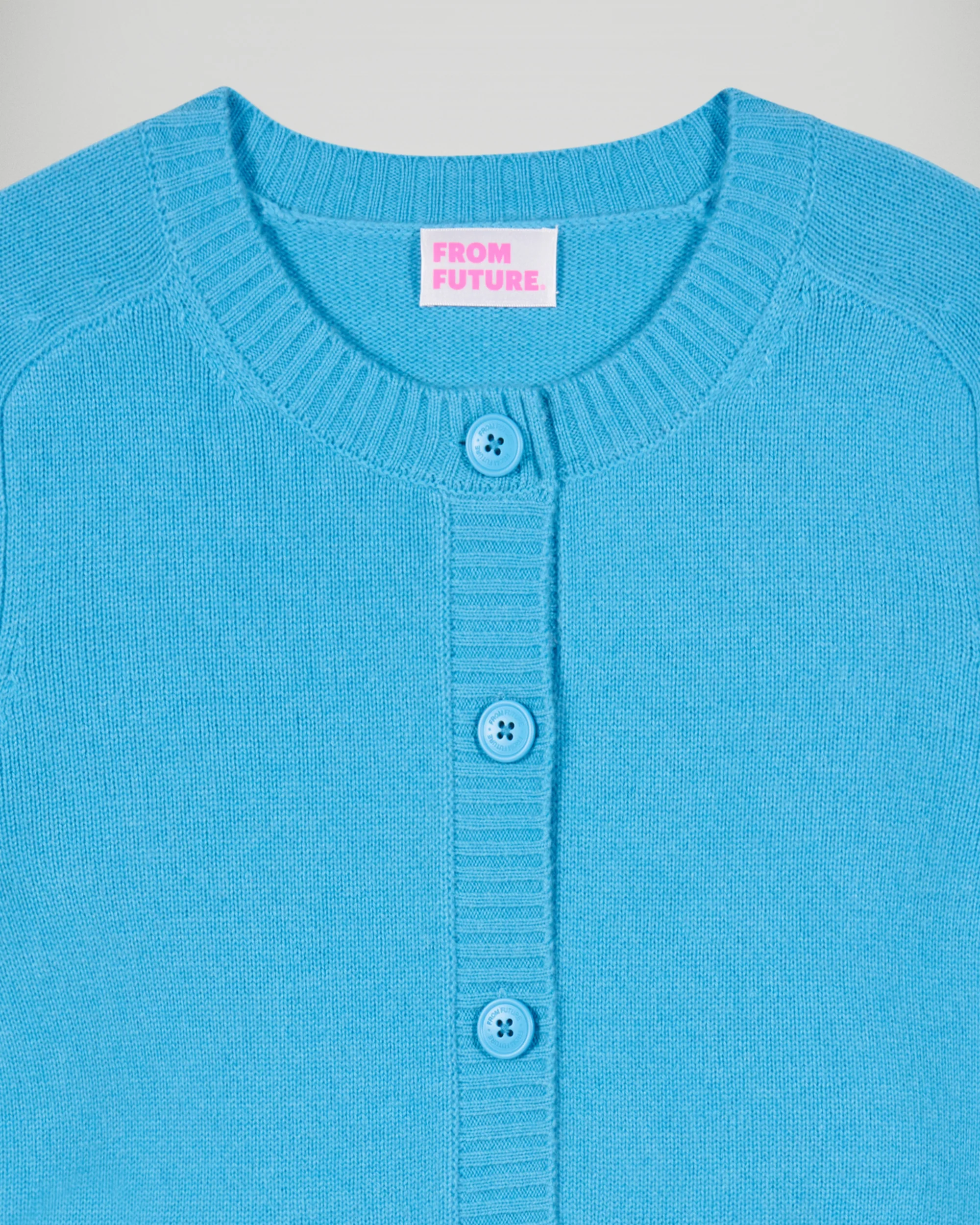 Cardigan Sweater (H25 / WOMEN / Candy Blue) - Image 6