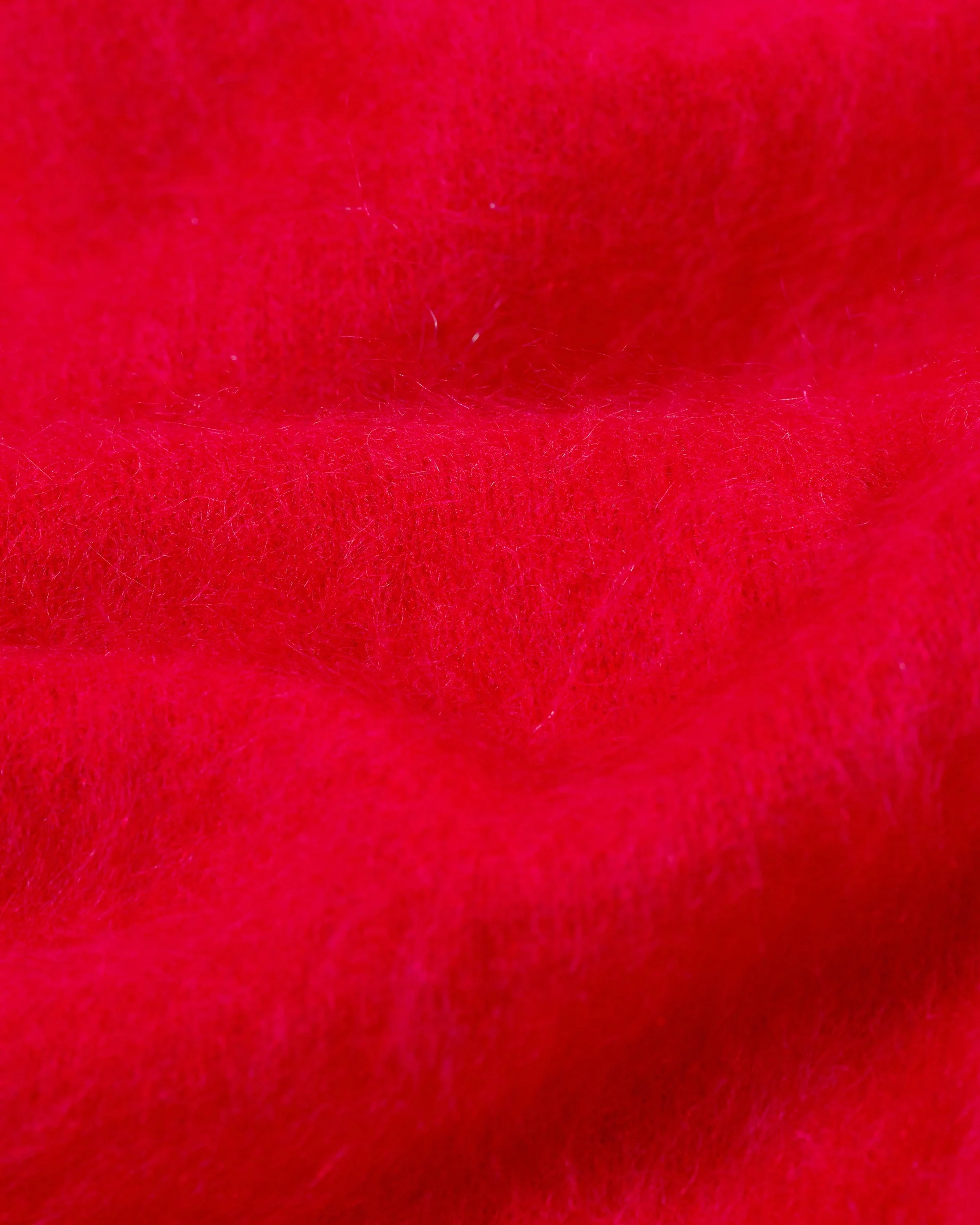 Brushed Cardigan Sweater (H25 / WOMEN / Hot Red) - Image 7