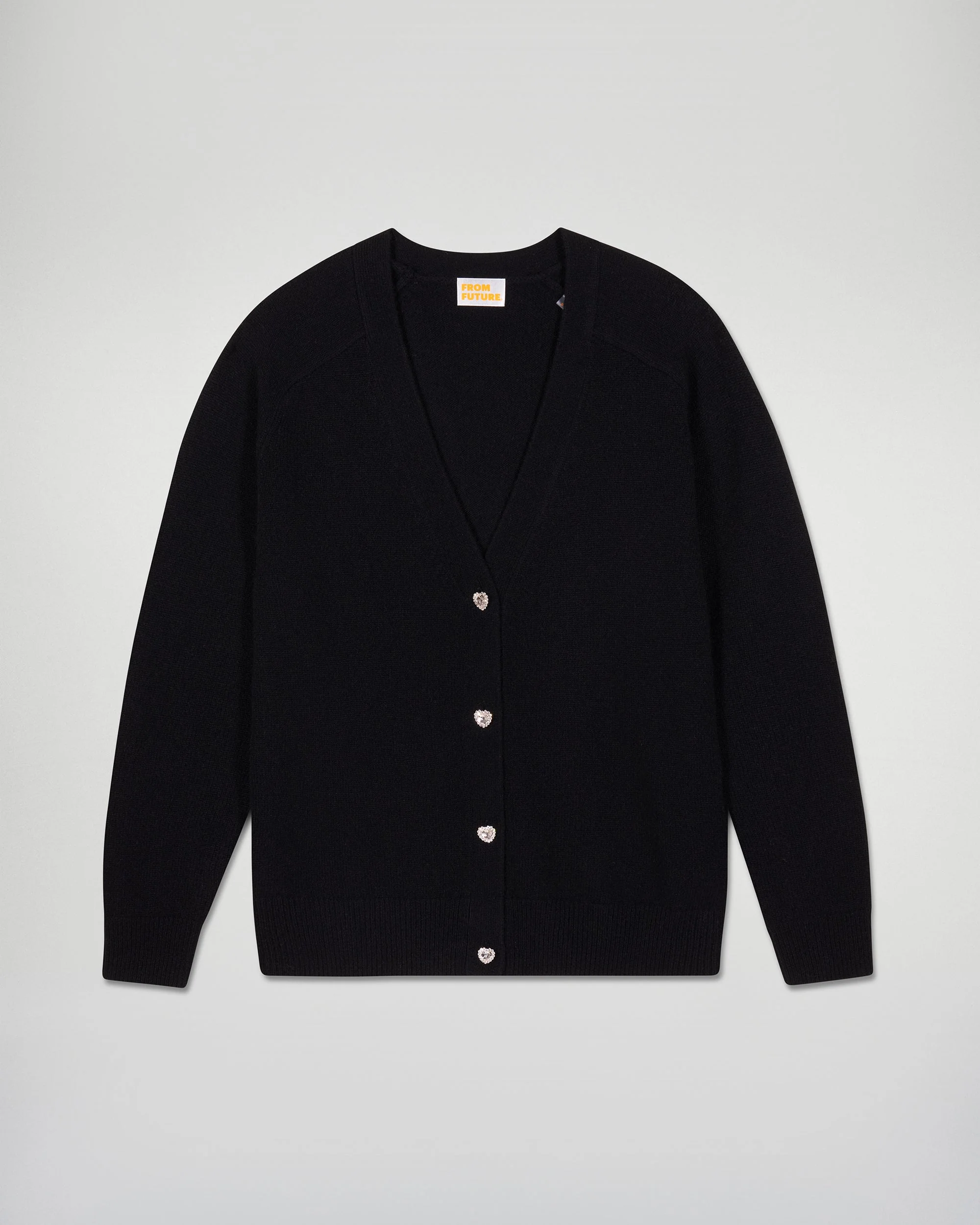 Cardigan sweater (H25 / FEMME / Black) - Image 5