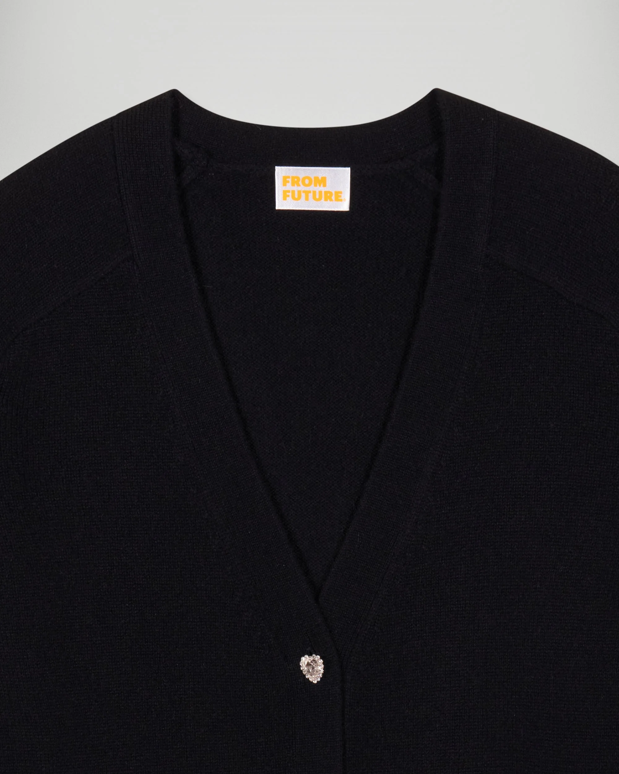 Cardigan sweater (H25 / FEMME / Black) - Image 6