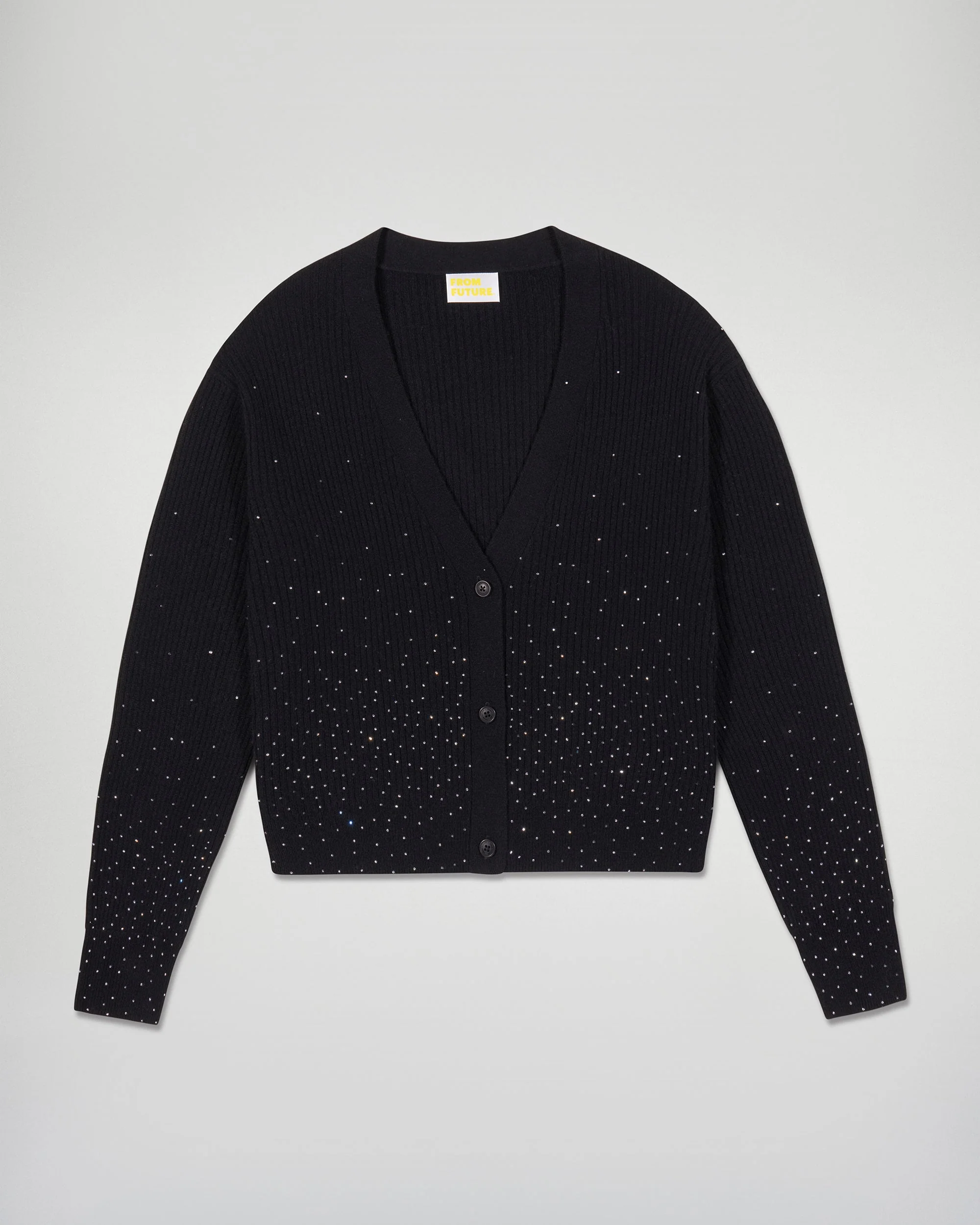 Cardigan Sweater (H25 / WOMEN / Black) - Image 5