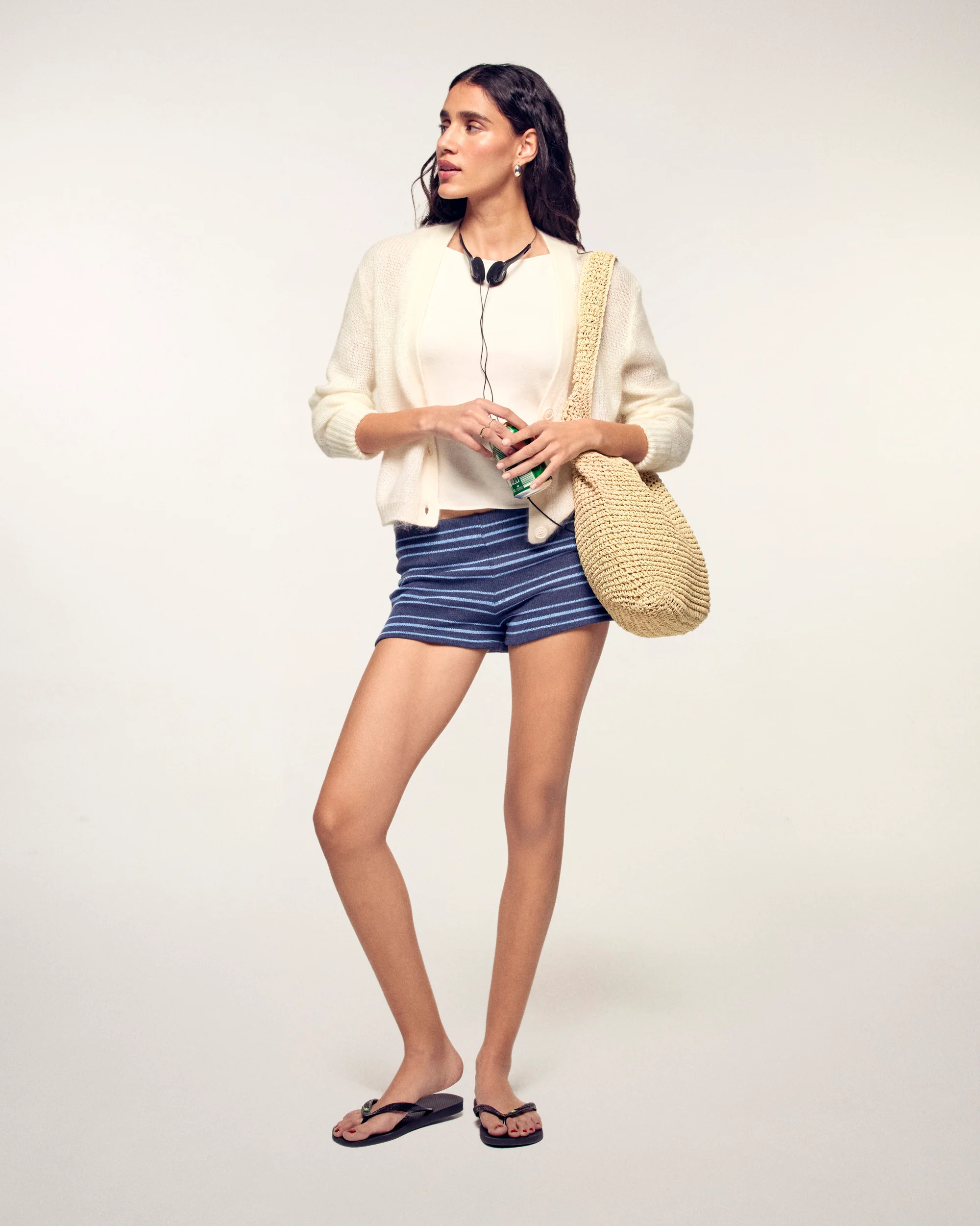Mohair Cardigan (S26 / FEMME/ Ecru) - Image 4