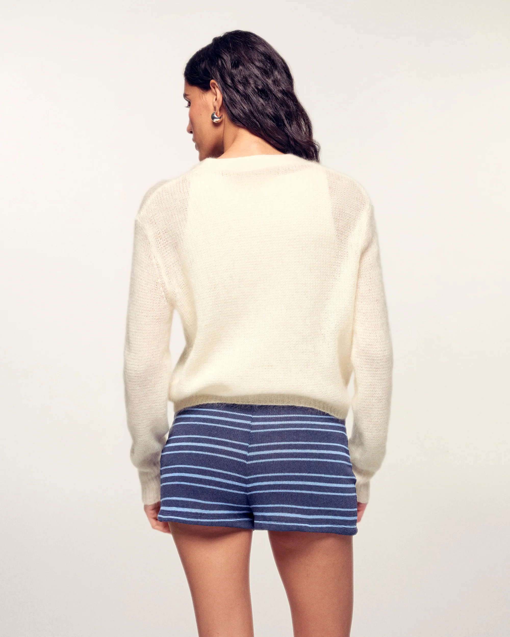 Mohair Cardigan (S26 / FEMME/ Ecru) - Image 5