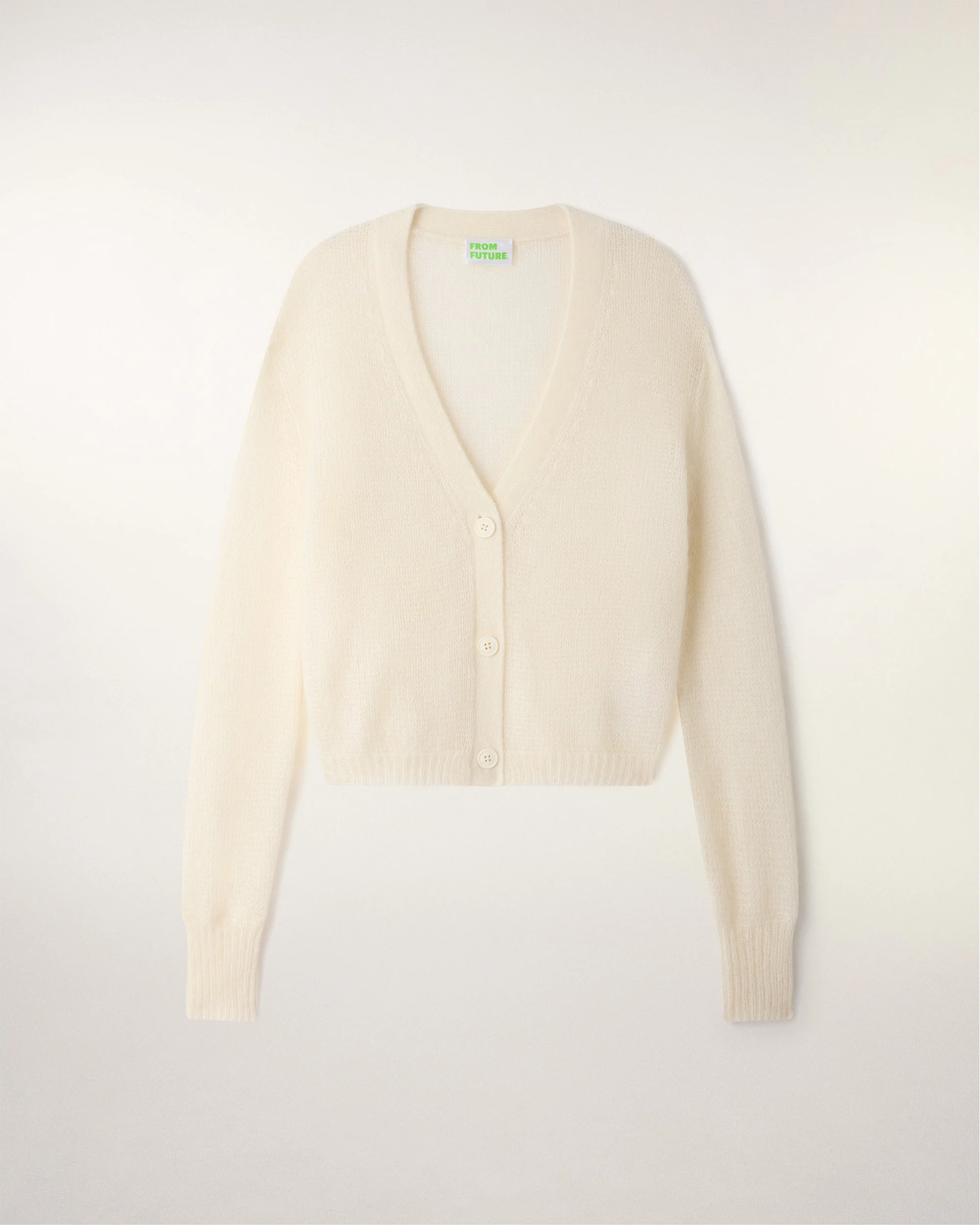 Mohair Cardigan (S26 / FEMME/ Ecru) - Image 8
