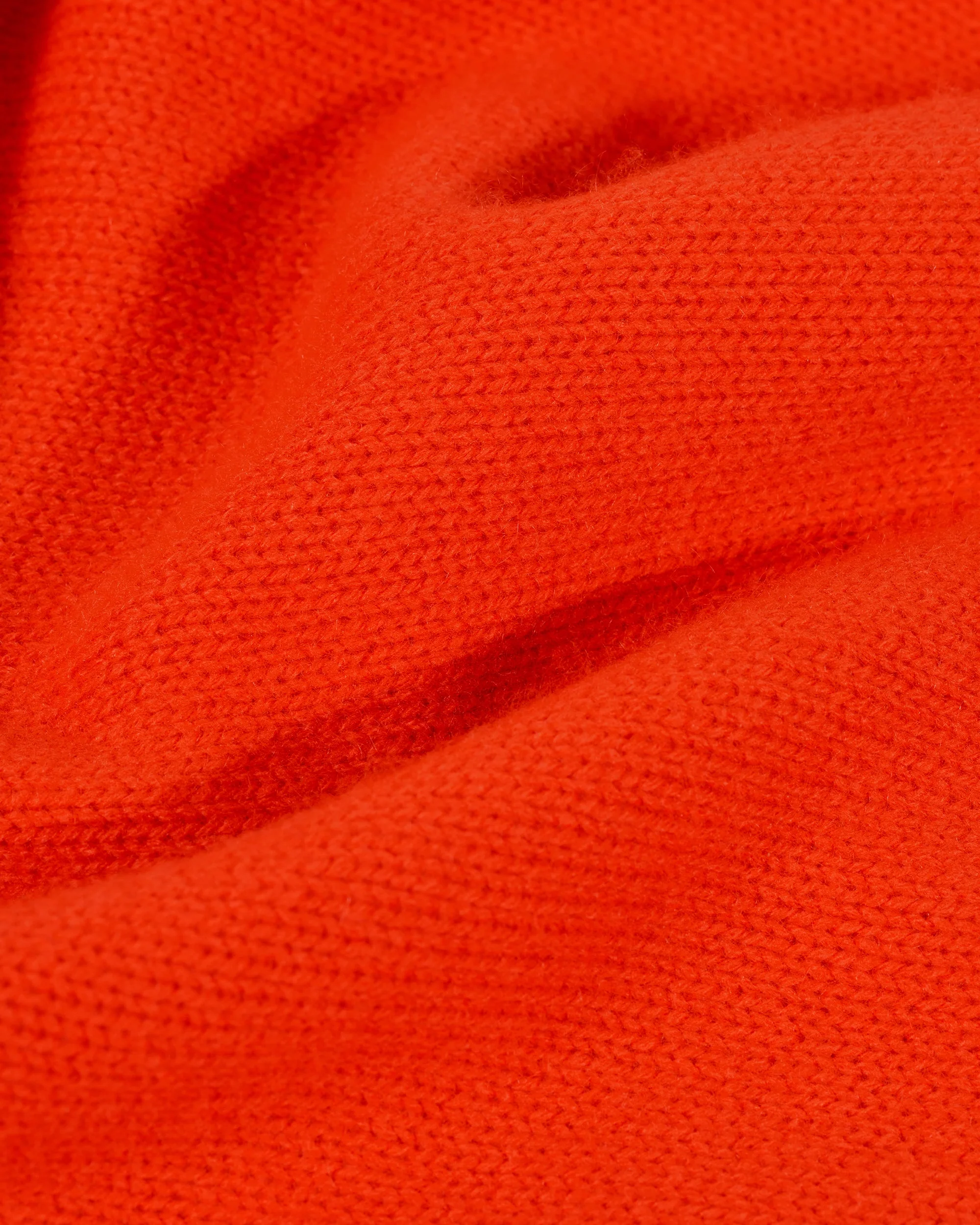 Zip Neck Sweater with Contrast Trims (H25 / FEMME / Cosmic Orange) - Image 8