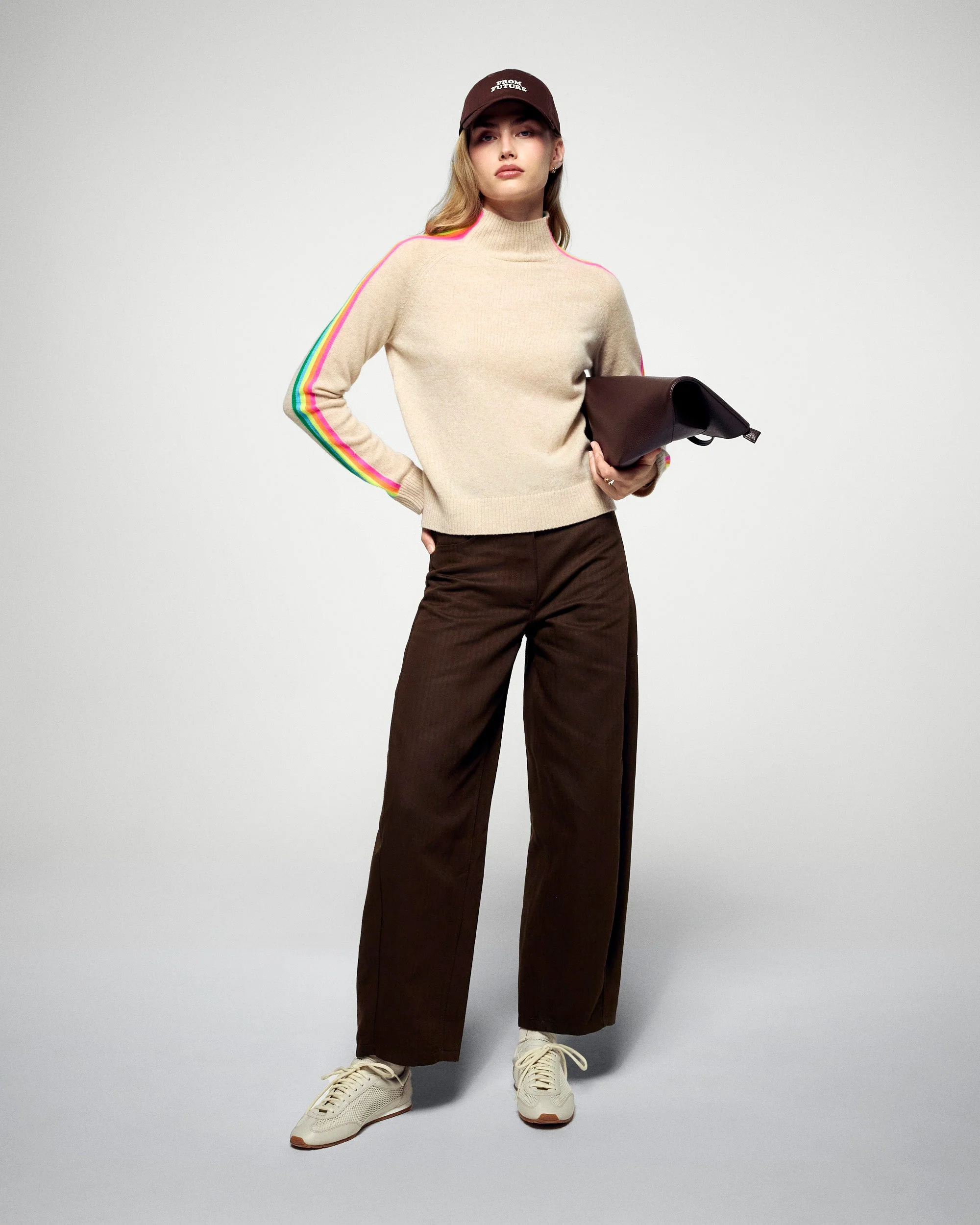 Mock Neck Sweater (H25 / FEMME / Heather Gray) - Image 3