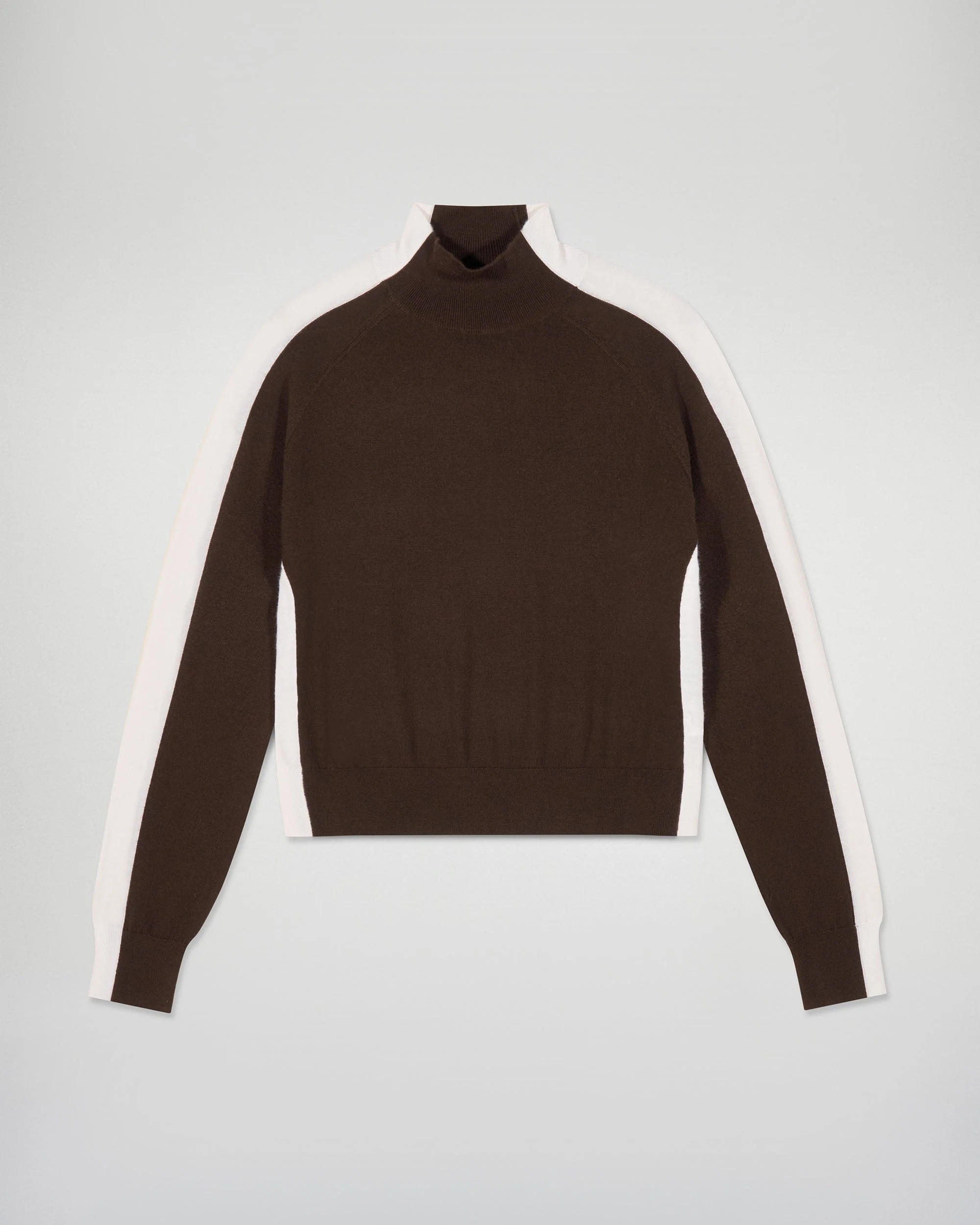 Mock Neck Sweater (H25 / FEMME / Chocolate / RWS) - Image 5