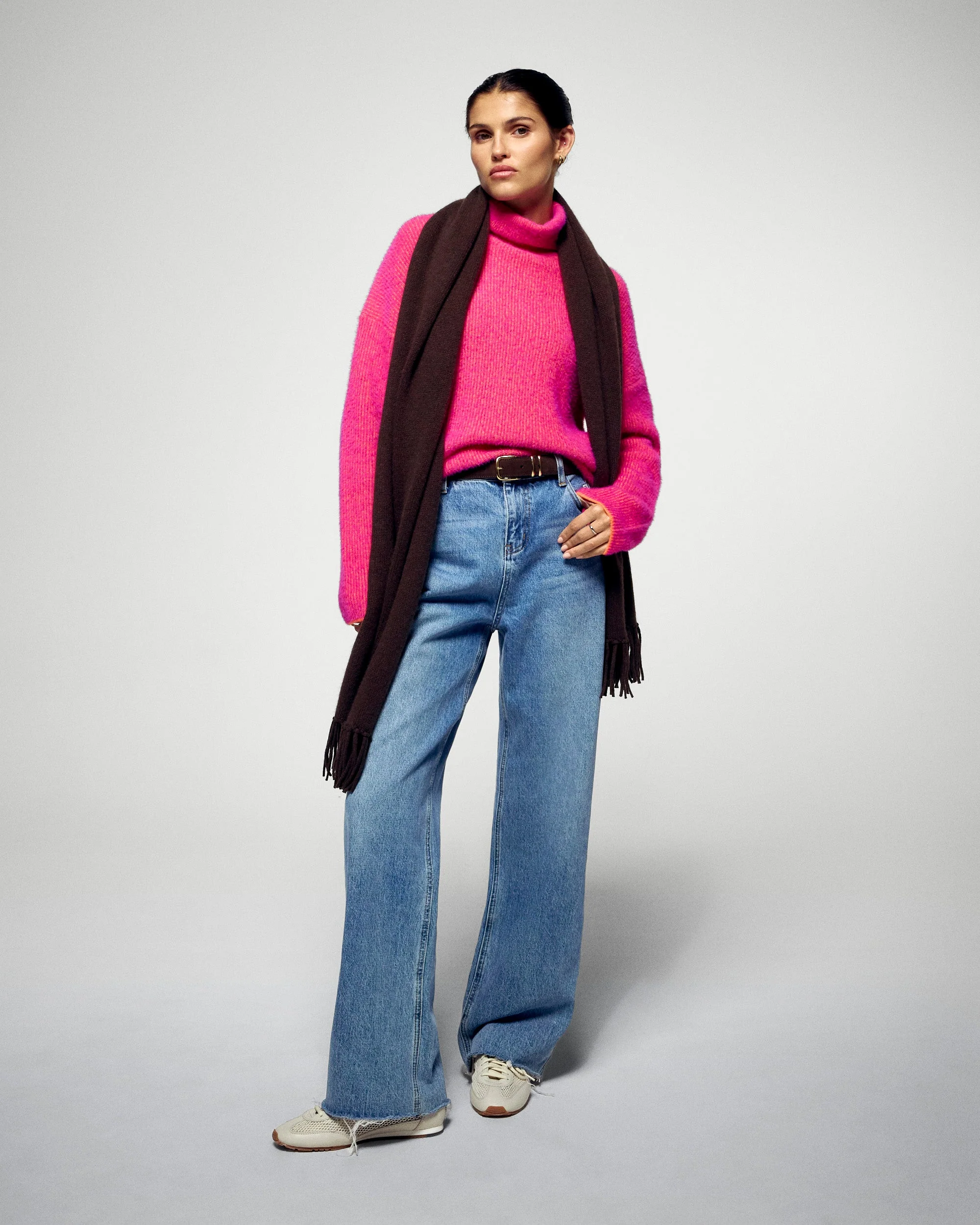 Mock Neck Sweater (H25 / FEMME / Fluffy Sunset) - Image 2