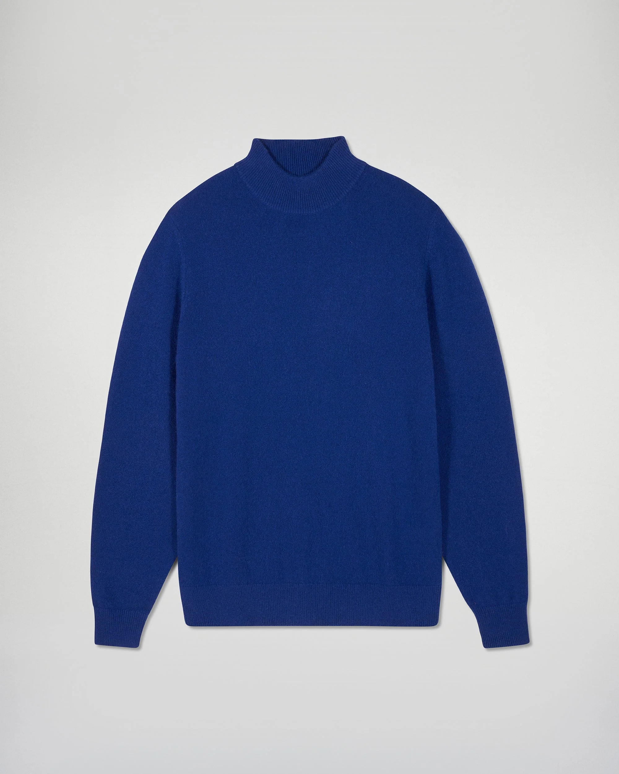 Multicolor Striped  Mock Neck Sweater (H25 / HOMME / Crown Blue) - Image 5