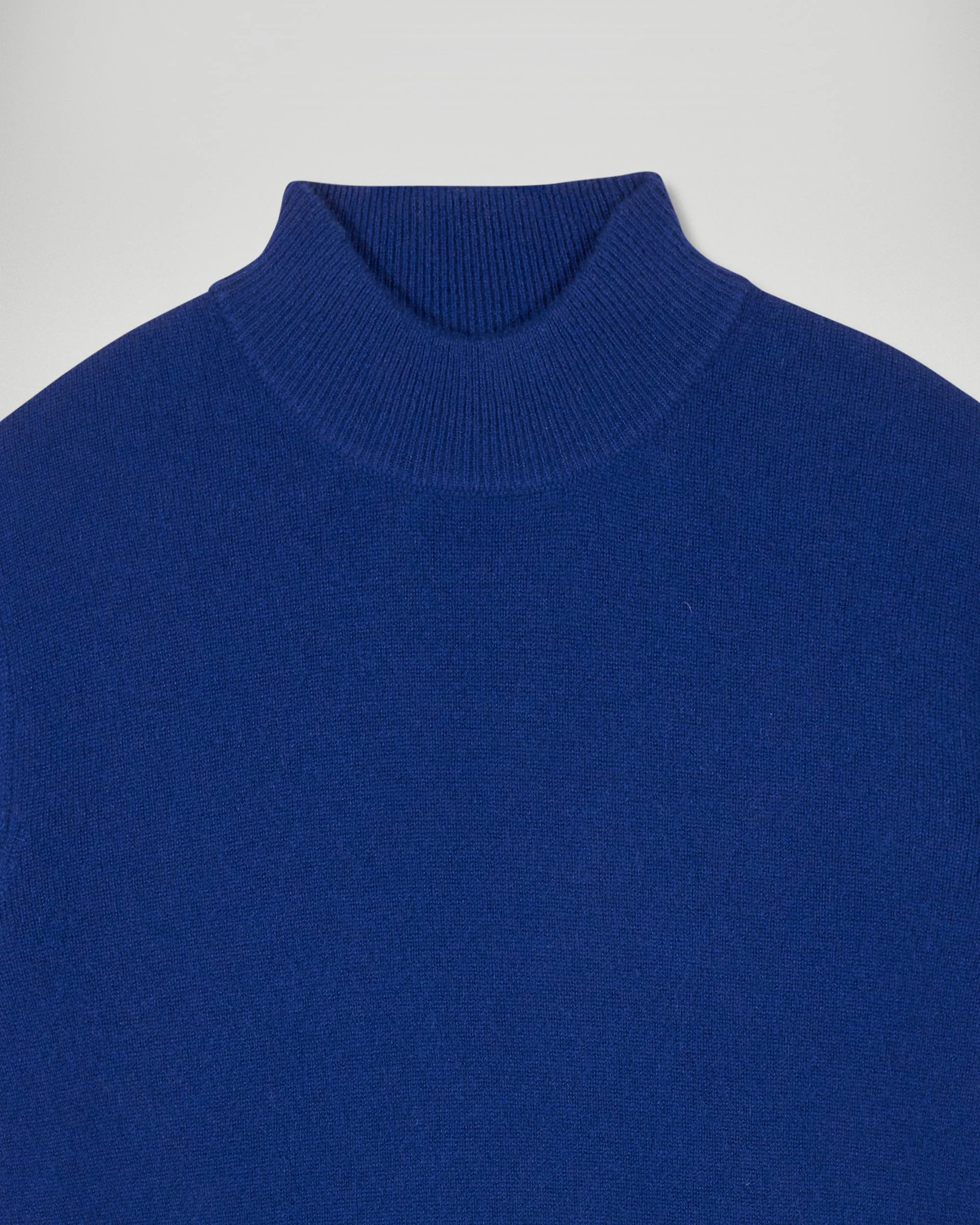 Multicolor Striped  Mock Neck Sweater (H25 / HOMME / Crown Blue) - Image 6
