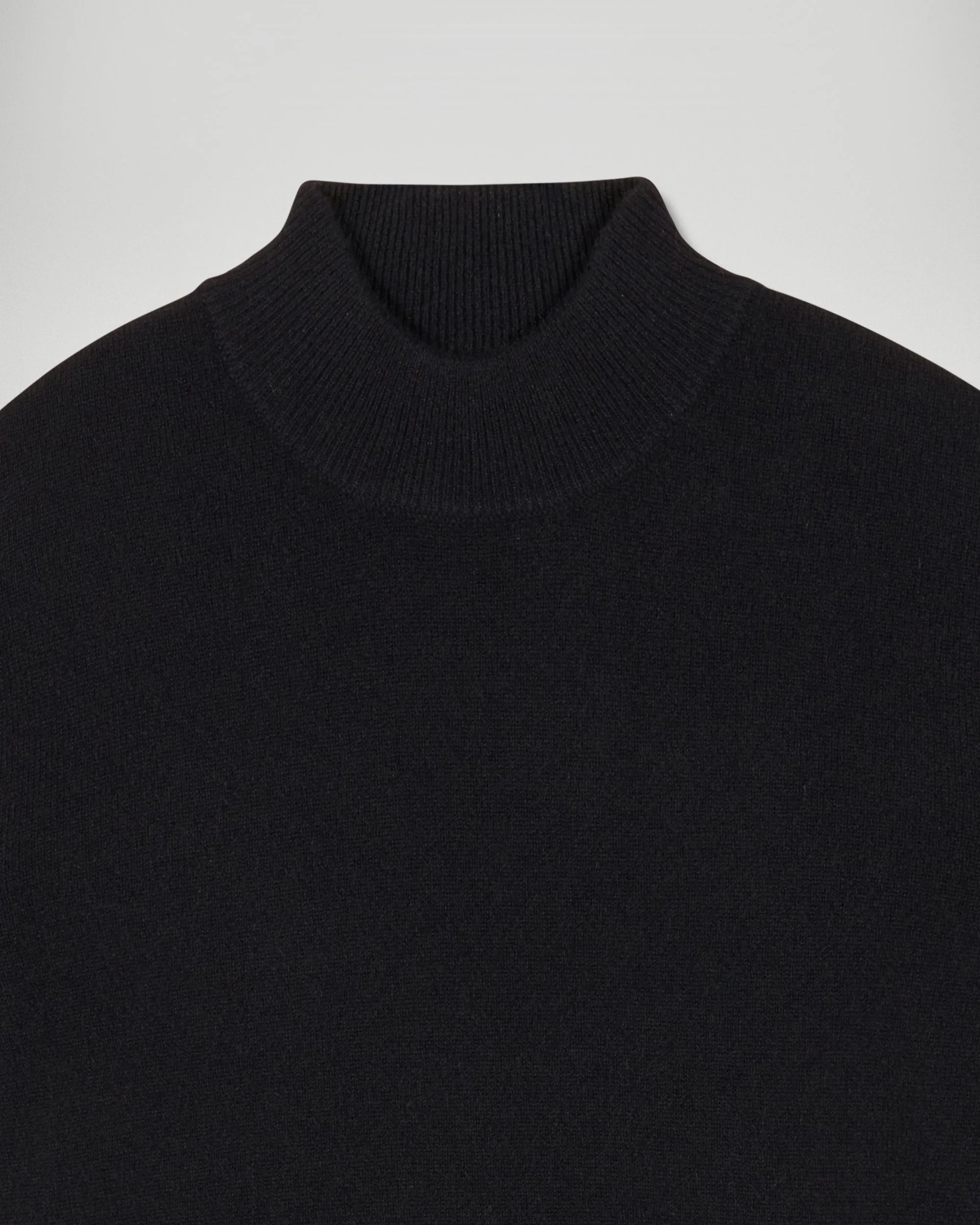 Mock Neck Sweater (H25 / HOMME / Black) - Image 6