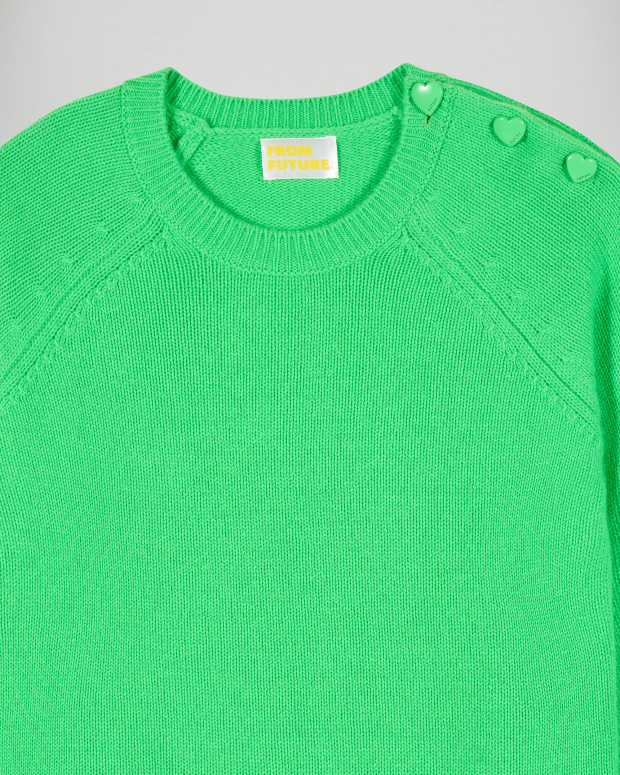 Crewneck Sweater (H25 / WOMEN / Cosmic Green) - Image 6