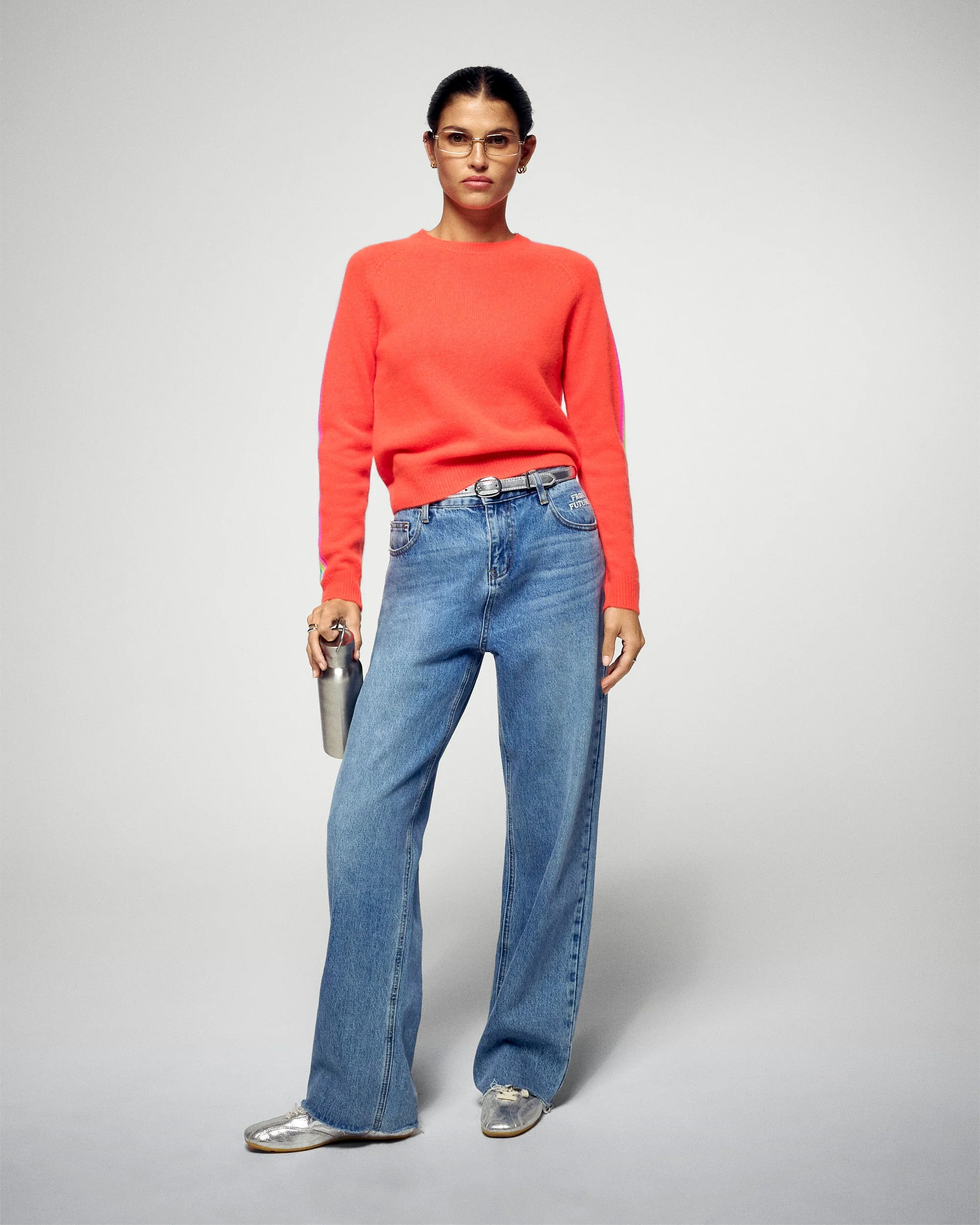 Crewneck Sweaters (H25 / FEMME / Cosmic Orange) - Image 3