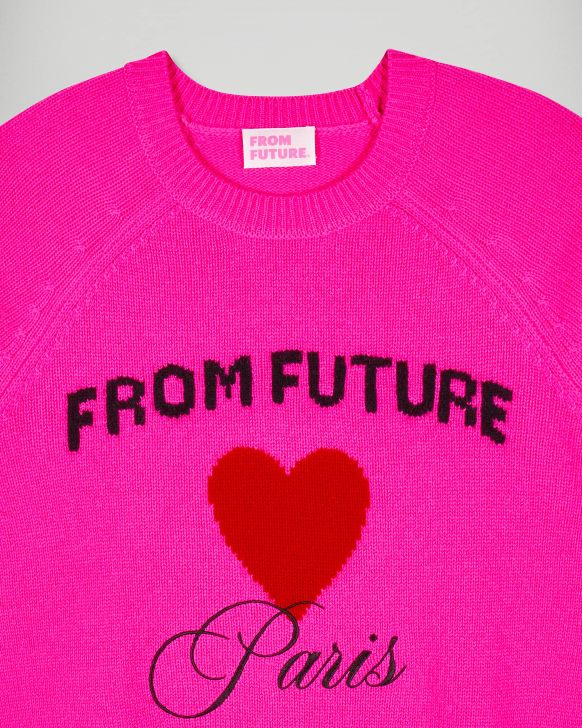 Crew Neck Sweater (H25 / FEMME / Cosmic Pink) - Image 7