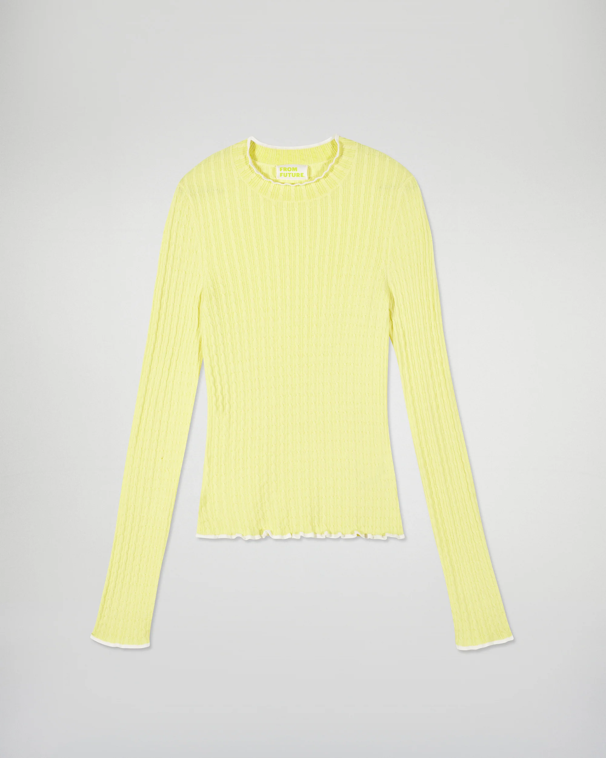 Crewneck Sweater (H25 / WOMEN / Creamy Yellow / RWS) - Image 6