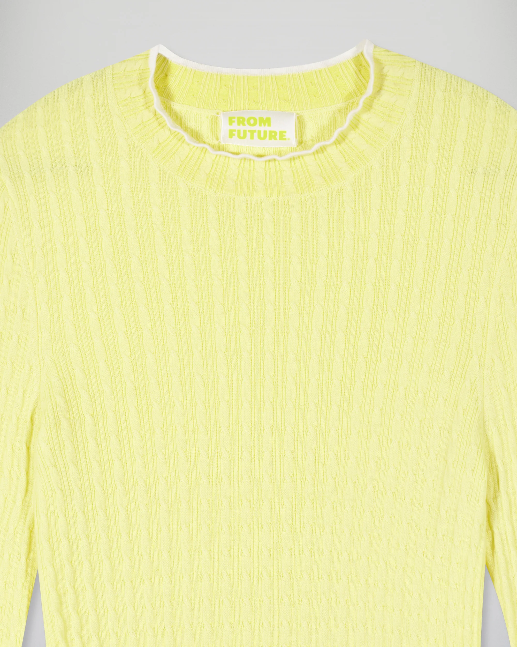 Crewneck Sweater (H25 / WOMEN / Creamy Yellow / RWS) - Image 7