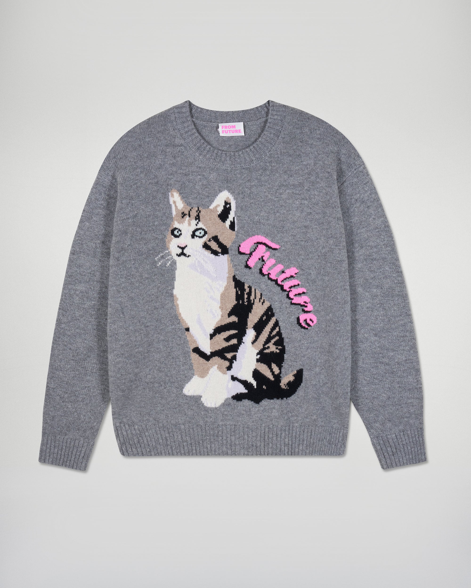 Crew Neck Sweater (H25 / FEMME / Dark Heather Gray) - Image 5