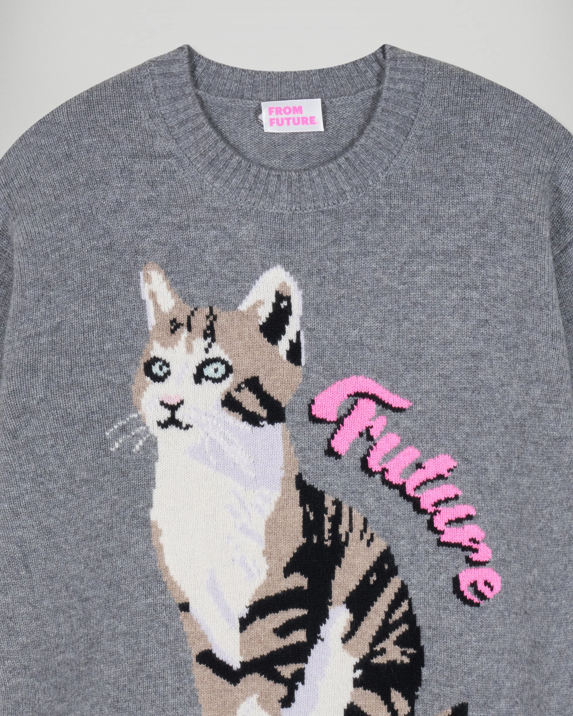 Crew Neck Sweater (H25 / FEMME / Dark Heather Gray) - Image 6