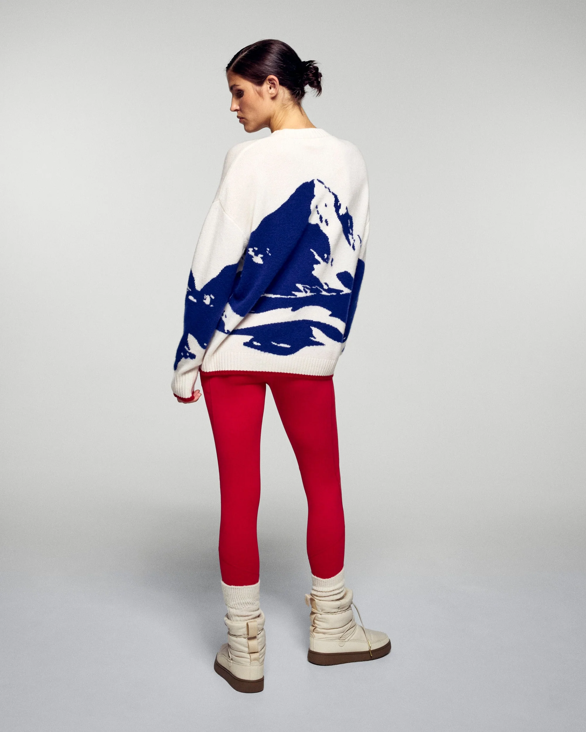 Mount Future Crew Neck Sweater (H25 / FEMME / Ecru) - Image 4