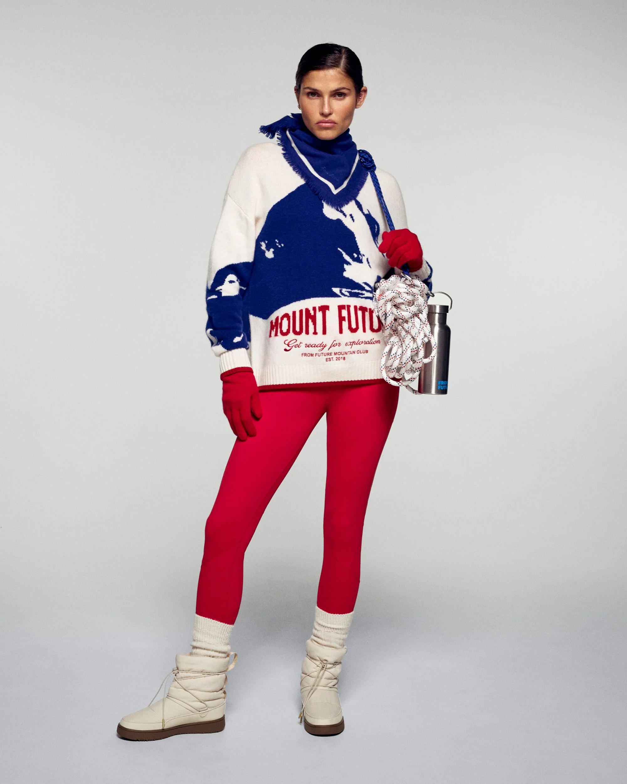 Mount Future Crew Neck Sweater (H25 / FEMME / Ecru) - Image 5
