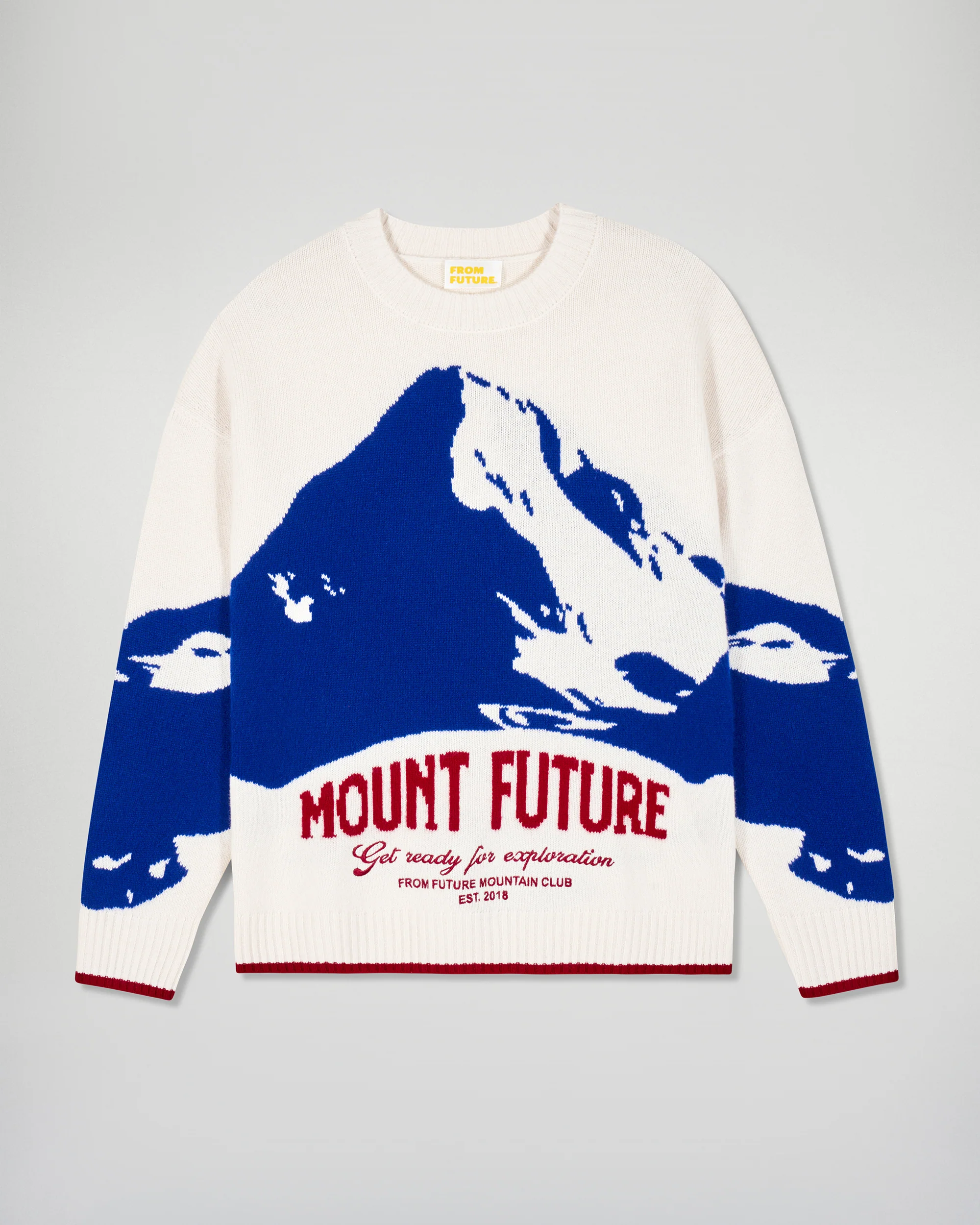 Mount Future Crew Neck Sweater (H25 / FEMME / Ecru) - Image 6