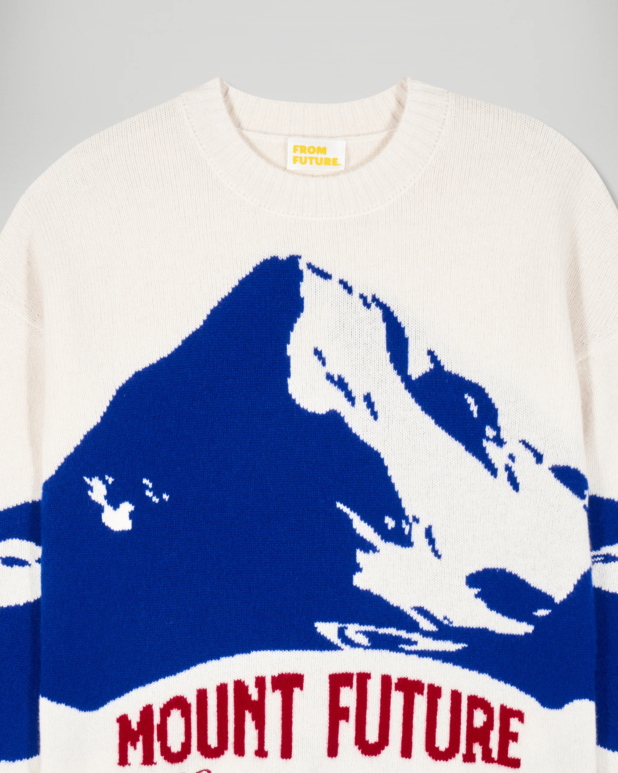 Mount Future Crew Neck Sweater (H25 / FEMME / Ecru) - Image 7